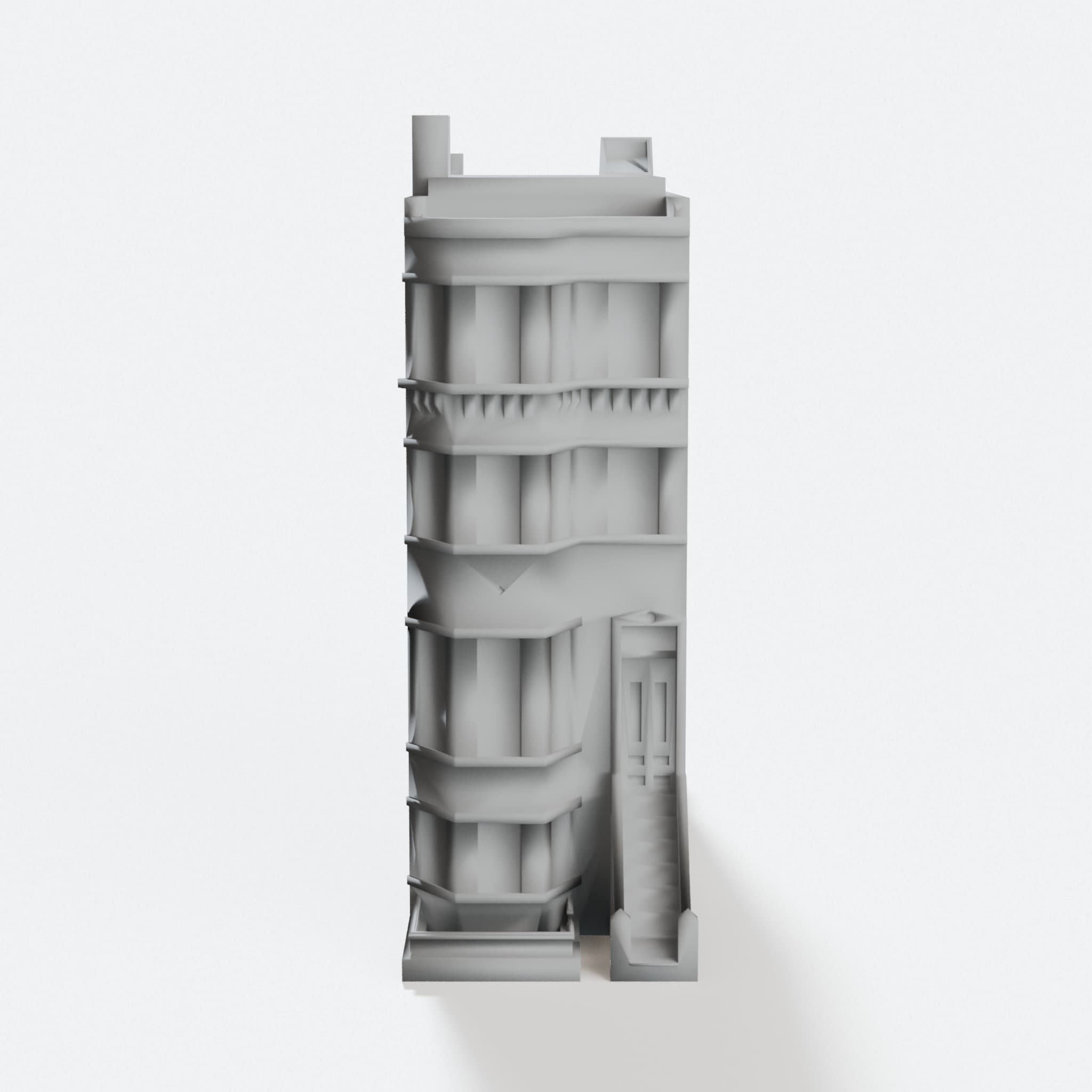 Boston Row House Architectural Decor Model, hero tilt