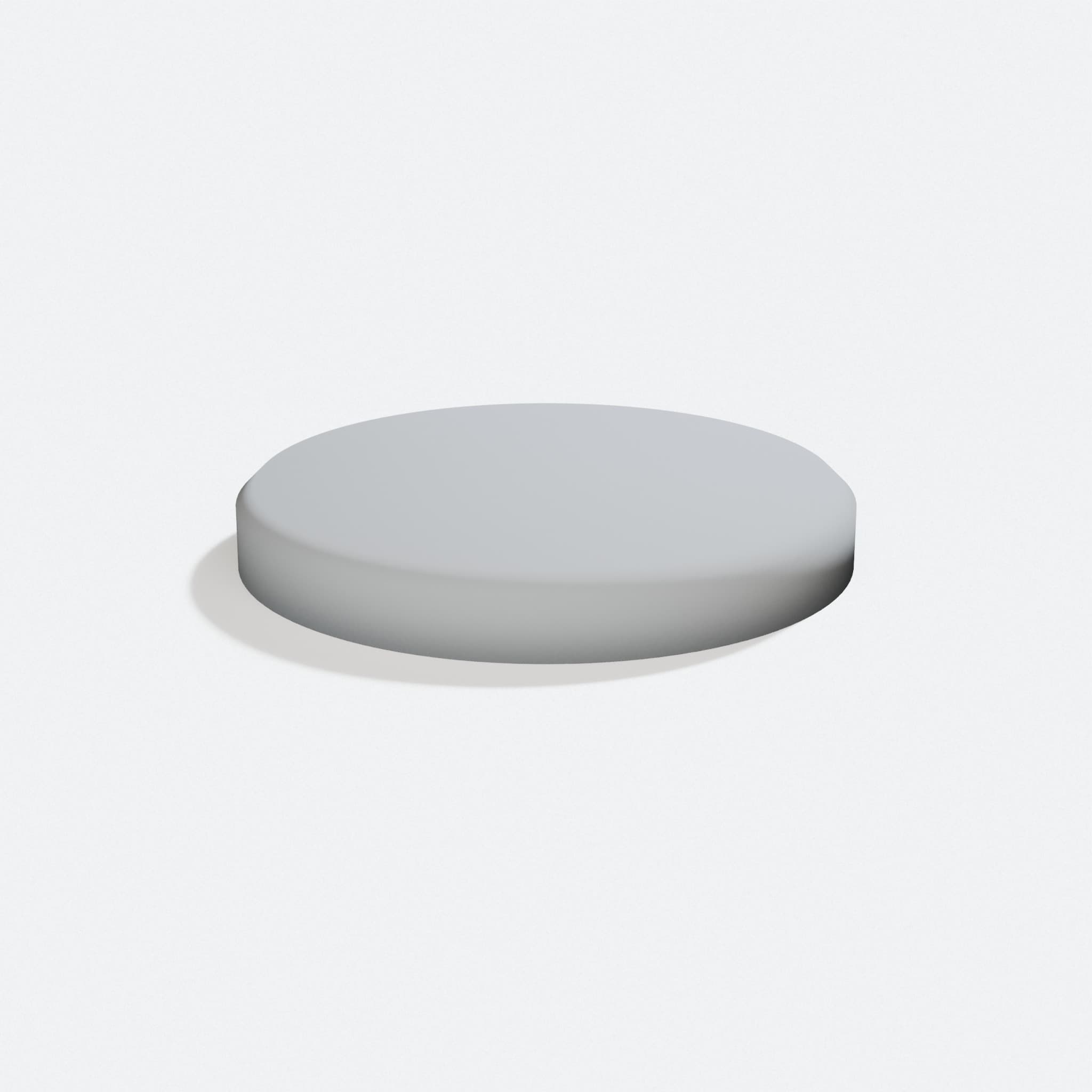 Medium 25mm Base for Tabletop Miniatures, turn three quarter