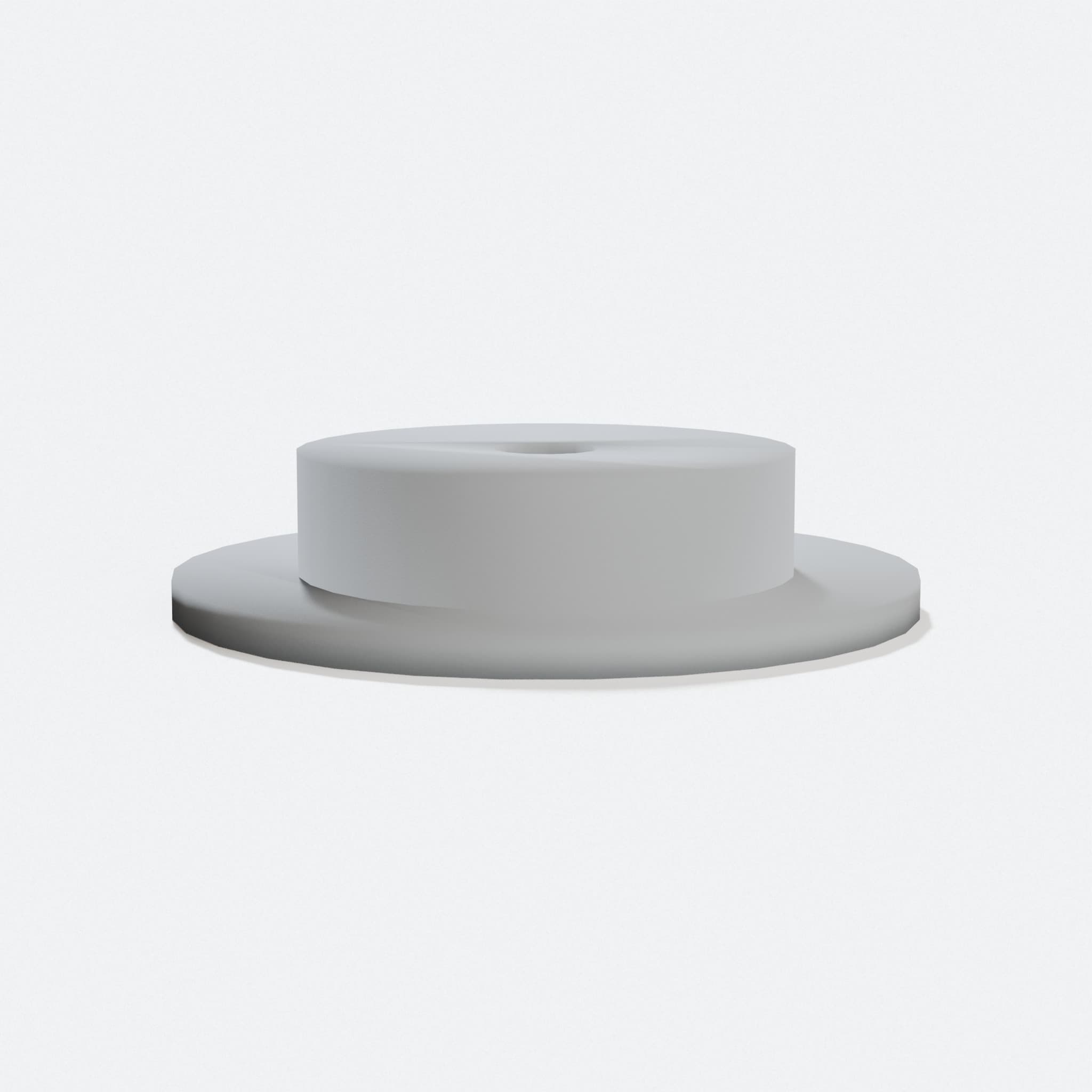 Parametric Filament Spool Adapter for Custom Wall Mounts, hero tilt