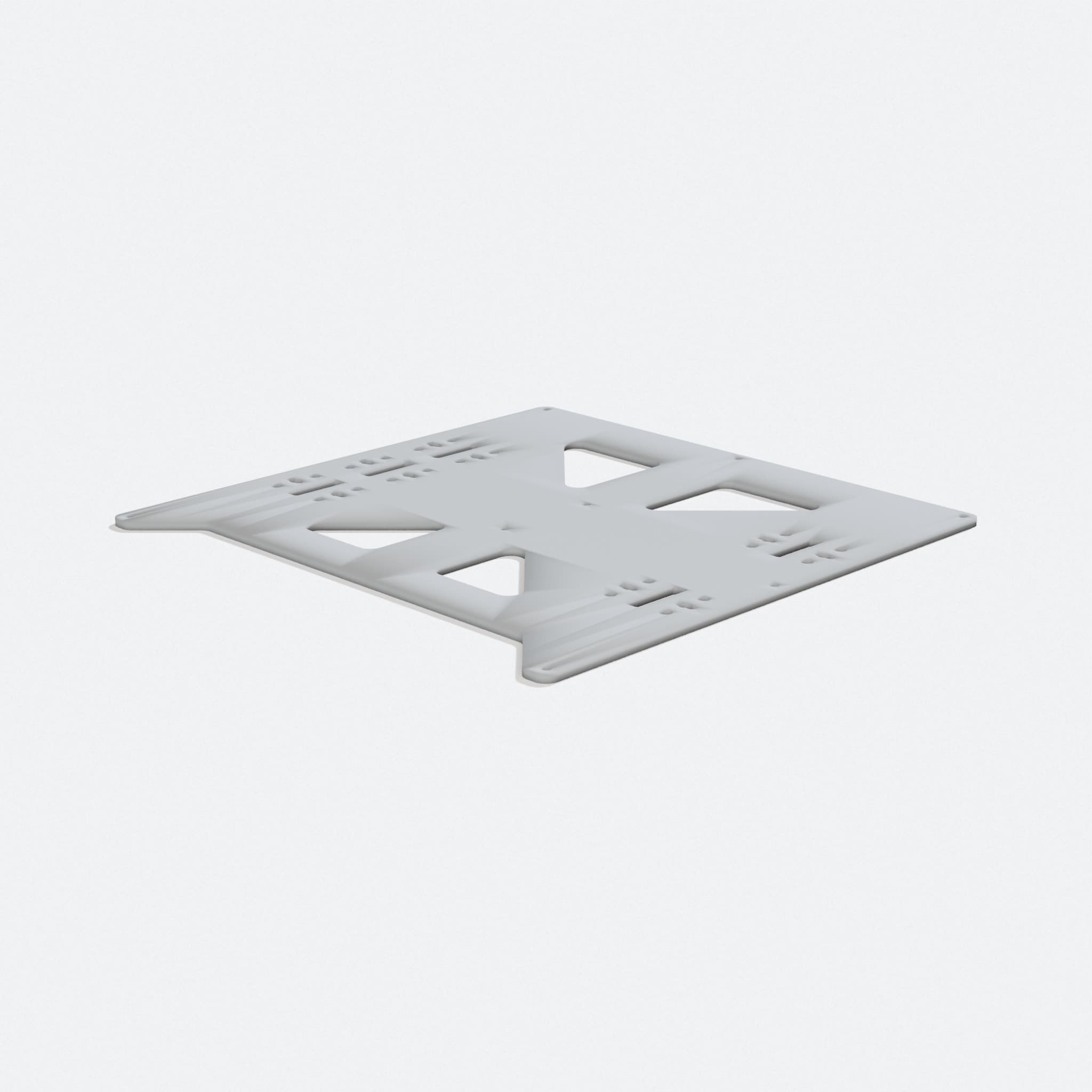 Compatible with Prusa i3 Universal Y Carriage Plate, turn three quarter