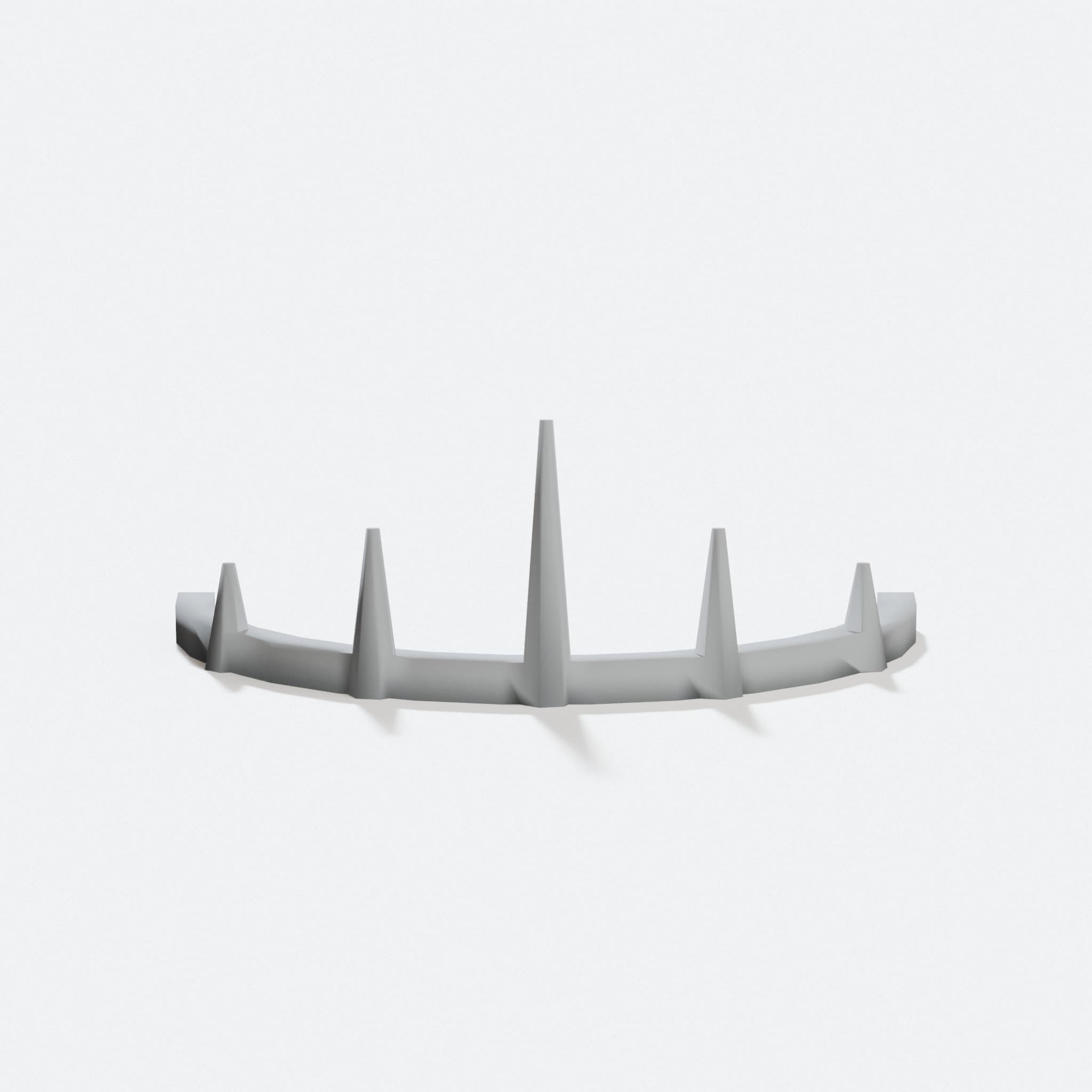 Simple Tiara 3D Printed Ornament by Zoe, hero tilt