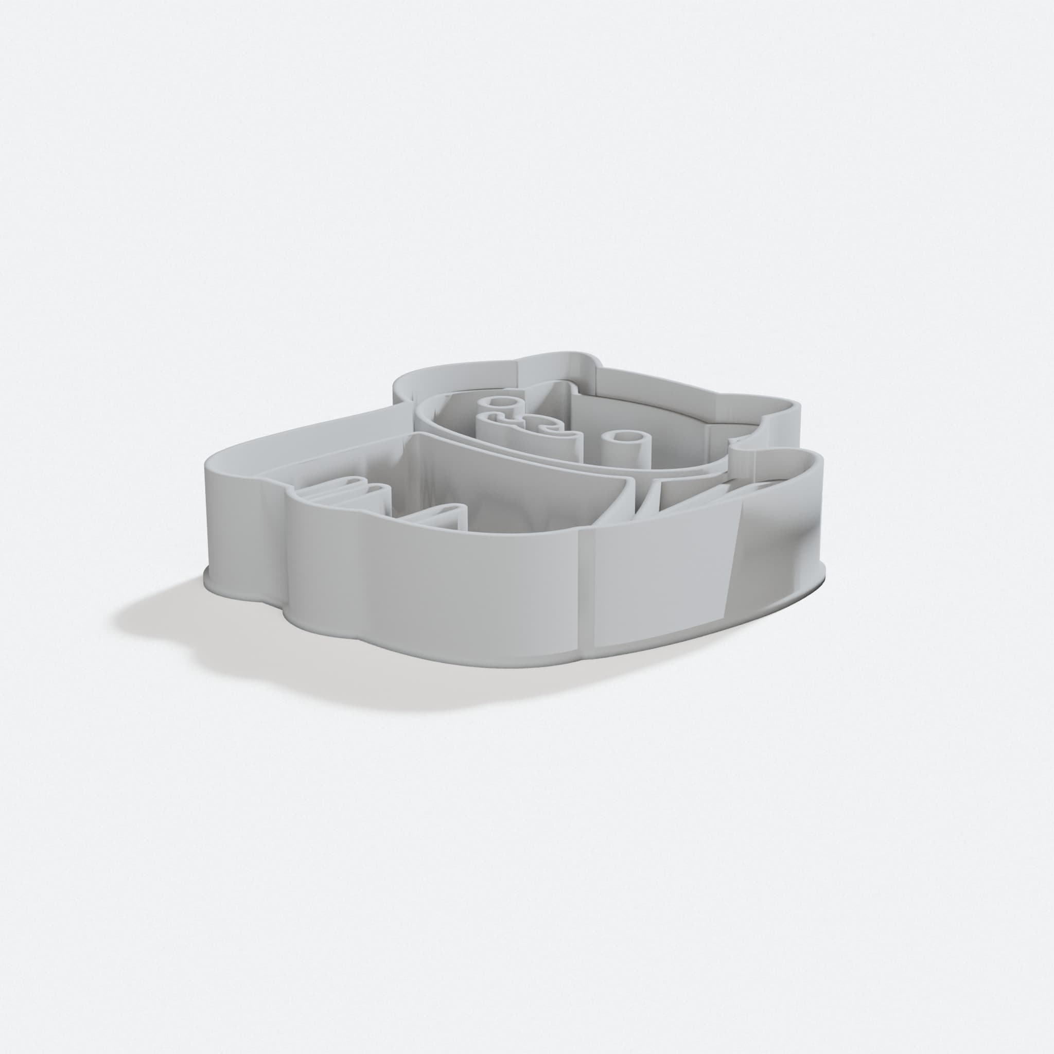 Neko Atsume Cat Cookie Cutter, turn three quarter