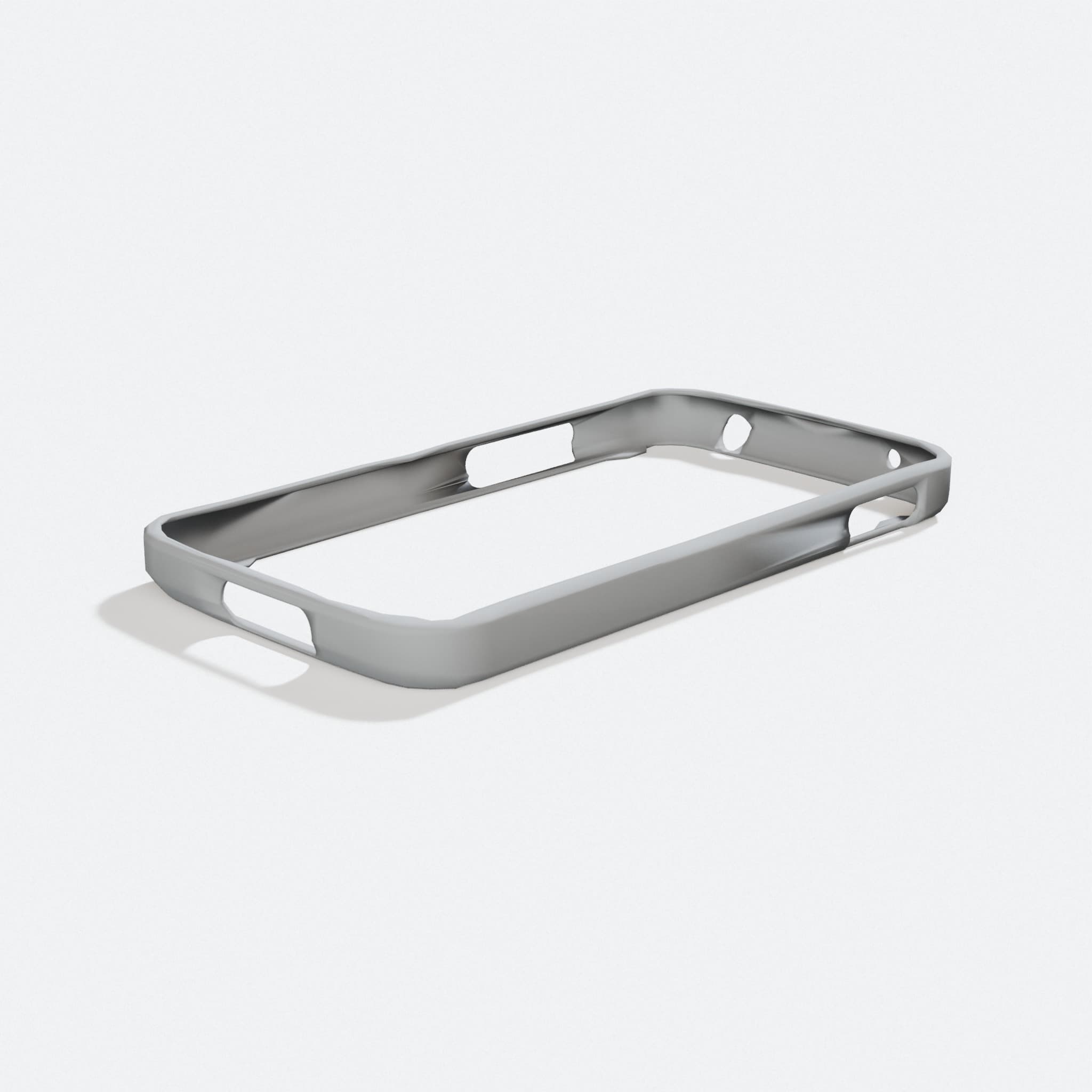 Nexus 4 Bumper Phone Stand 3D Printed, turn three quarter