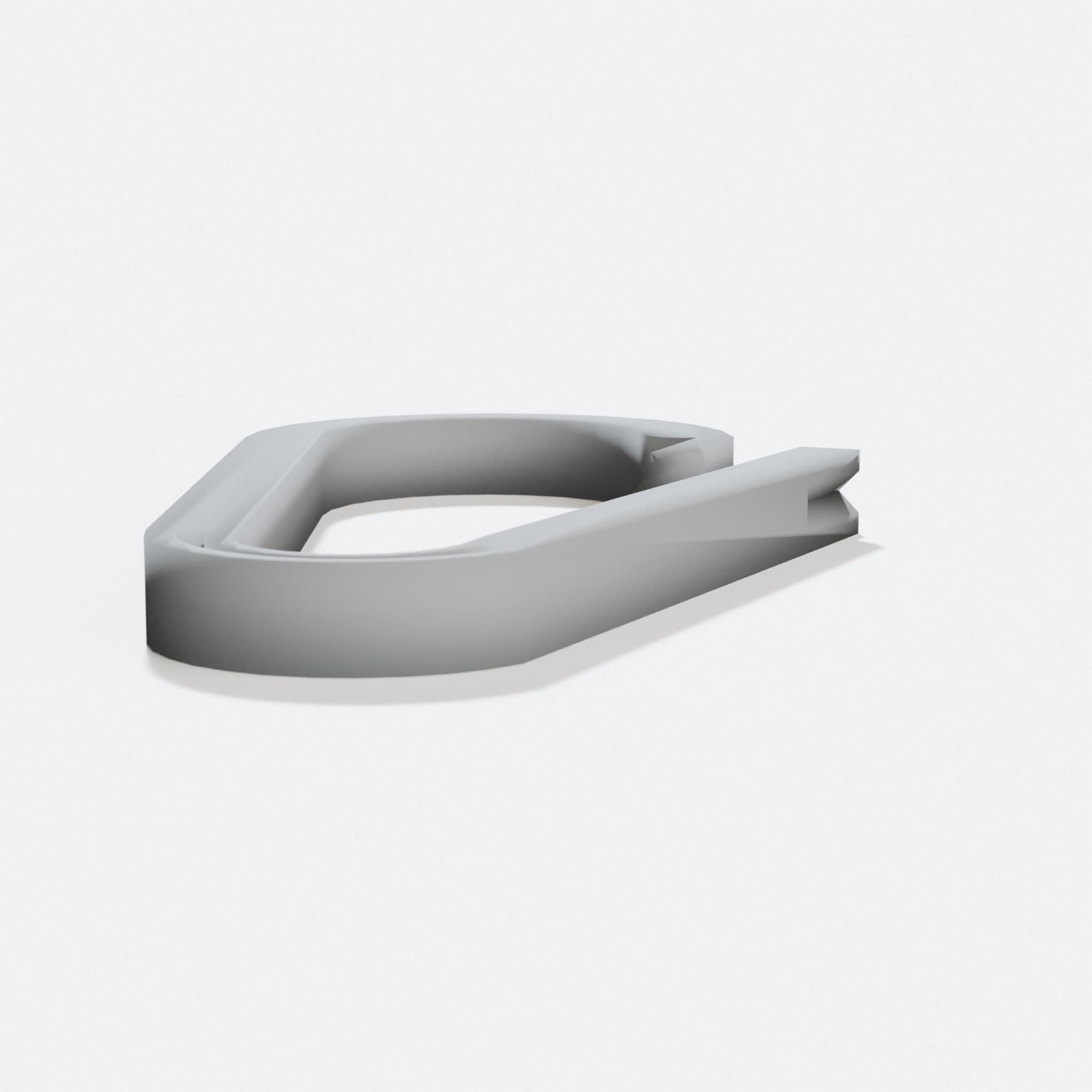 3D-Printed Carabiner Keychain Clip, hero tilt