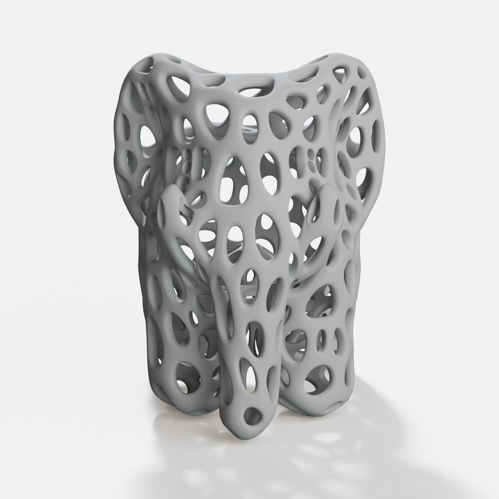 Voronoi Elephant Sculpture - 3D Printed Home Decor, hero tilt