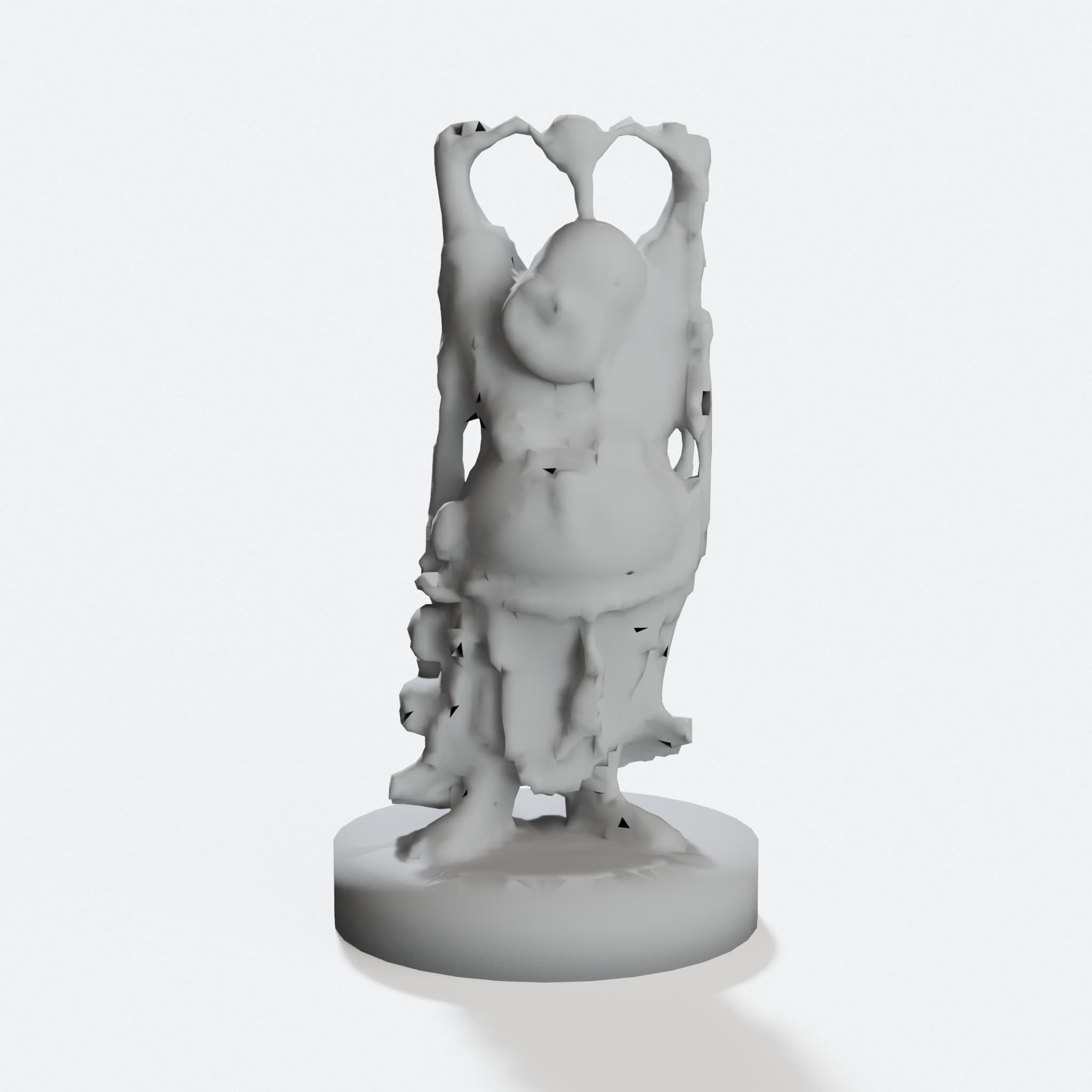 Stanford Buddha 3D Printed Ornament Figurine, hero tilt