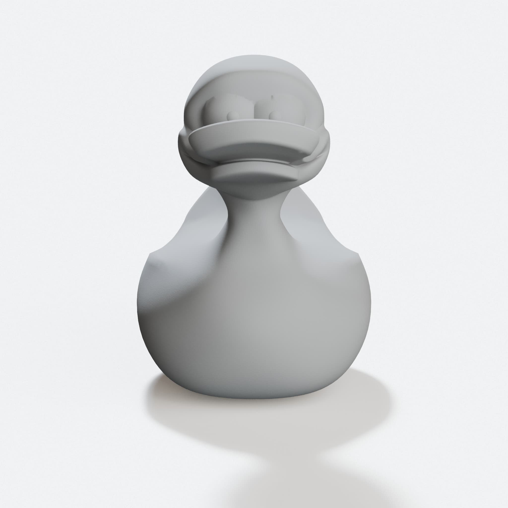 3D Printed Ducky Keychain, Made in the USA, hero tilt