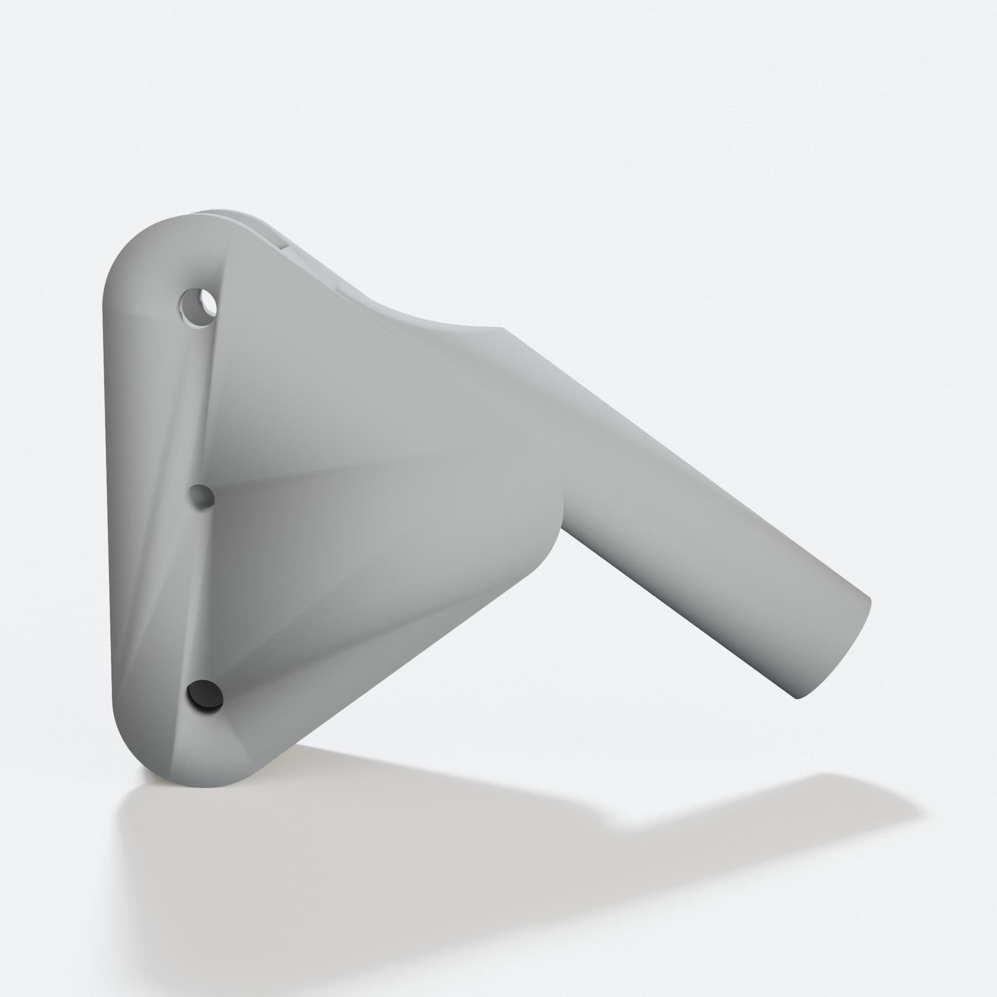 3D Printed Ikea Lamp Bottom Replacement Part, hero tilt