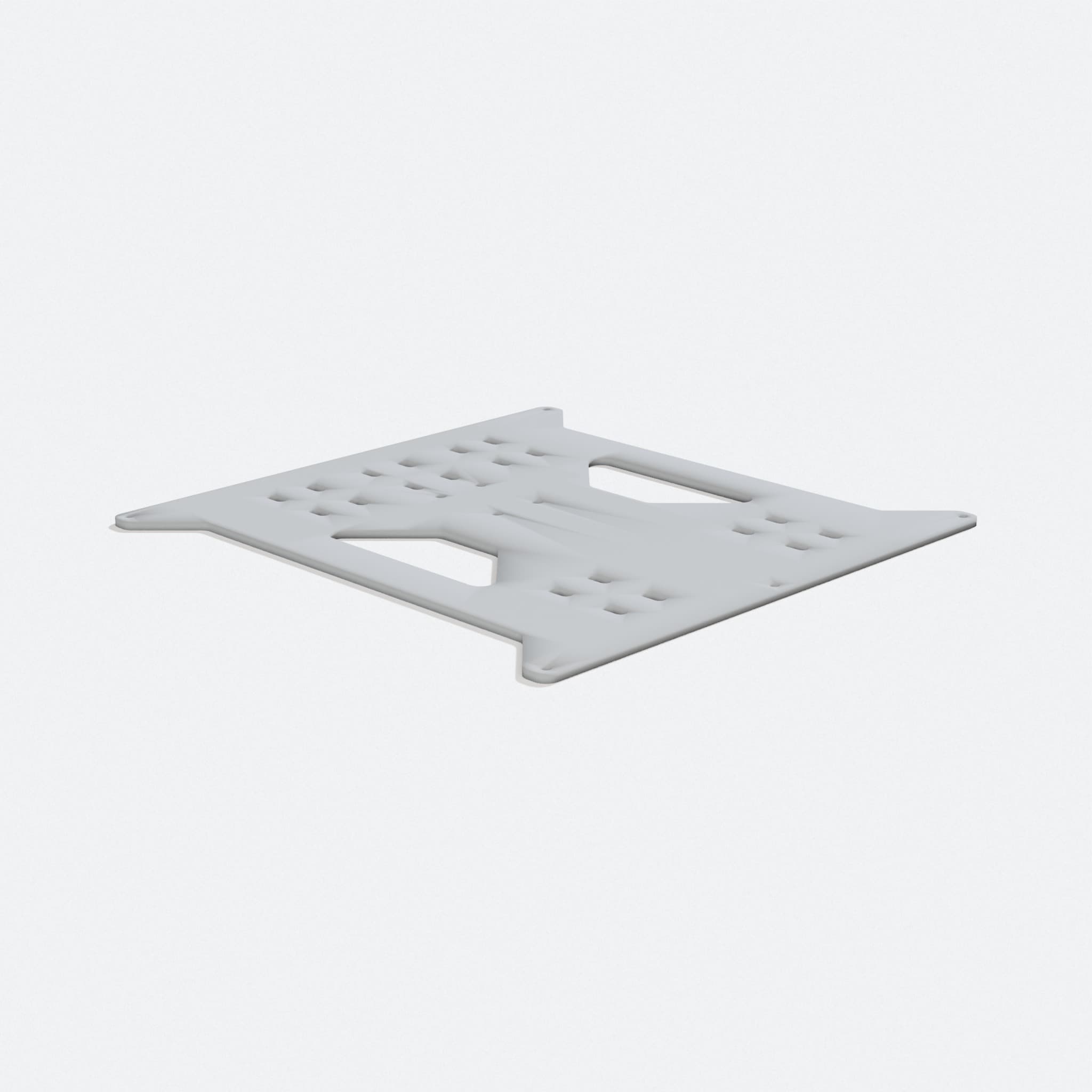 Compatible with Prusa Y Carriage Plate for Wanhao i3, turn three quarter