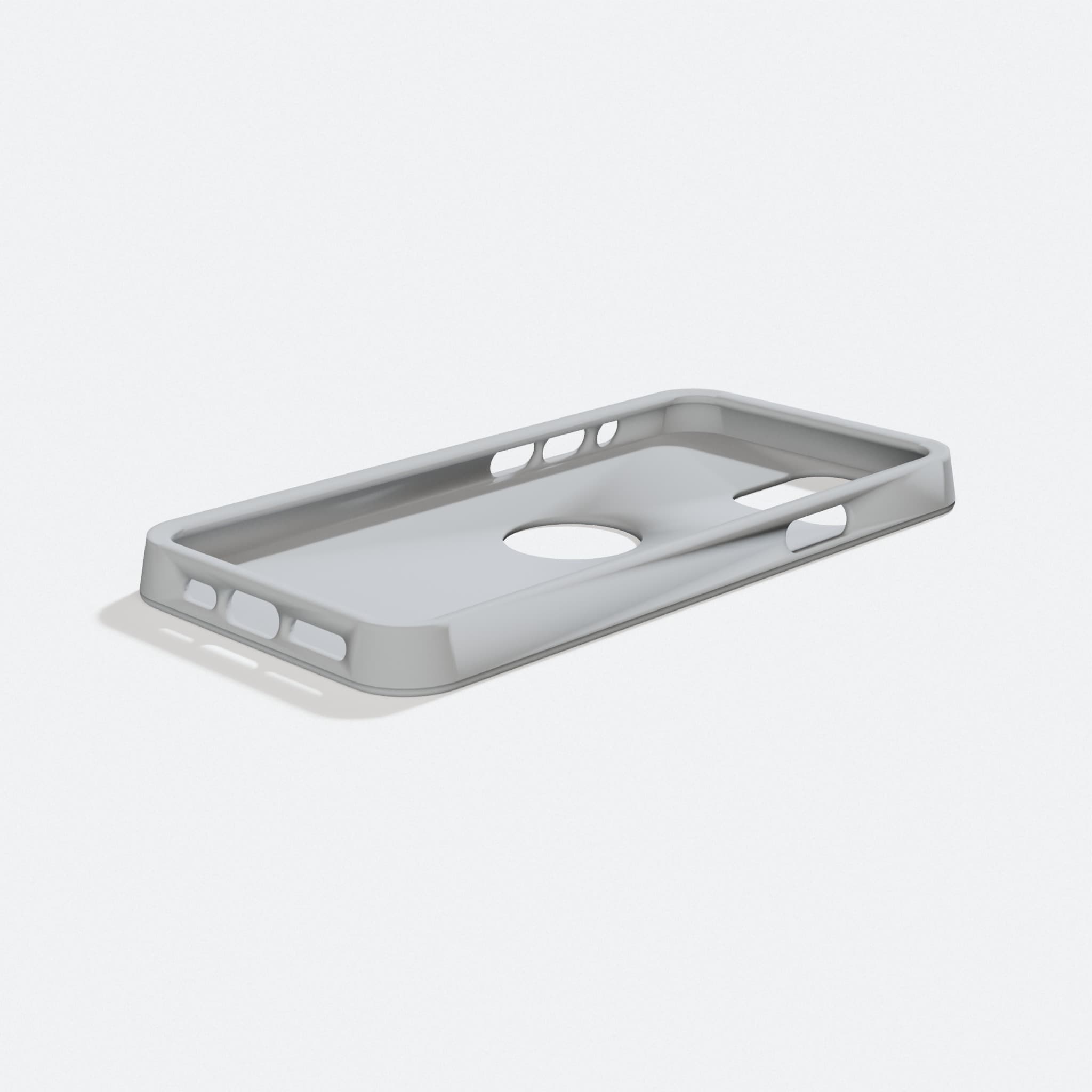 iPhone 12 Case, 3D Printed Phone Holder Compatible with iPhone, turn three quarter