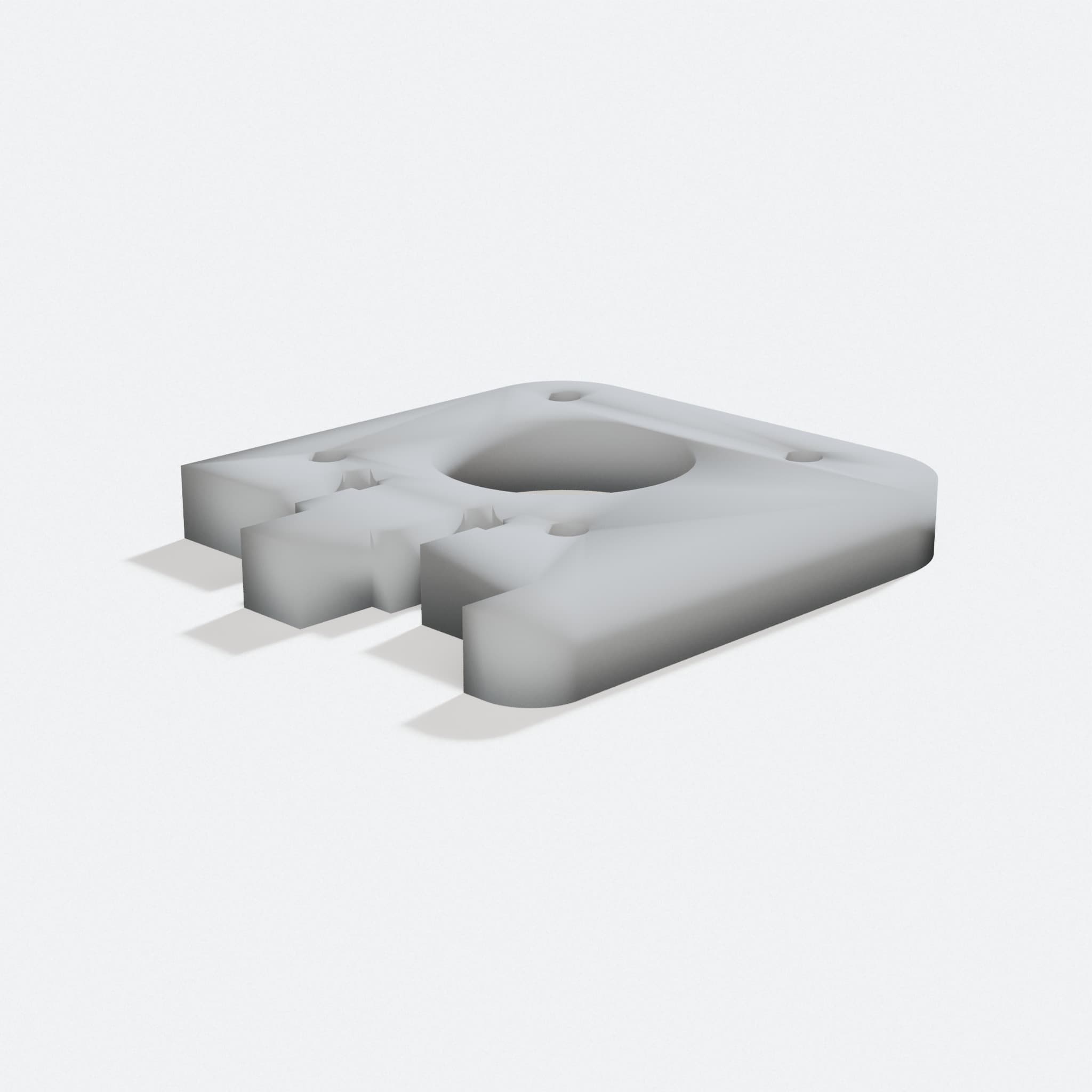 Compatible with Prusa Anycubic Y-Stepper Bracket, turn three quarter