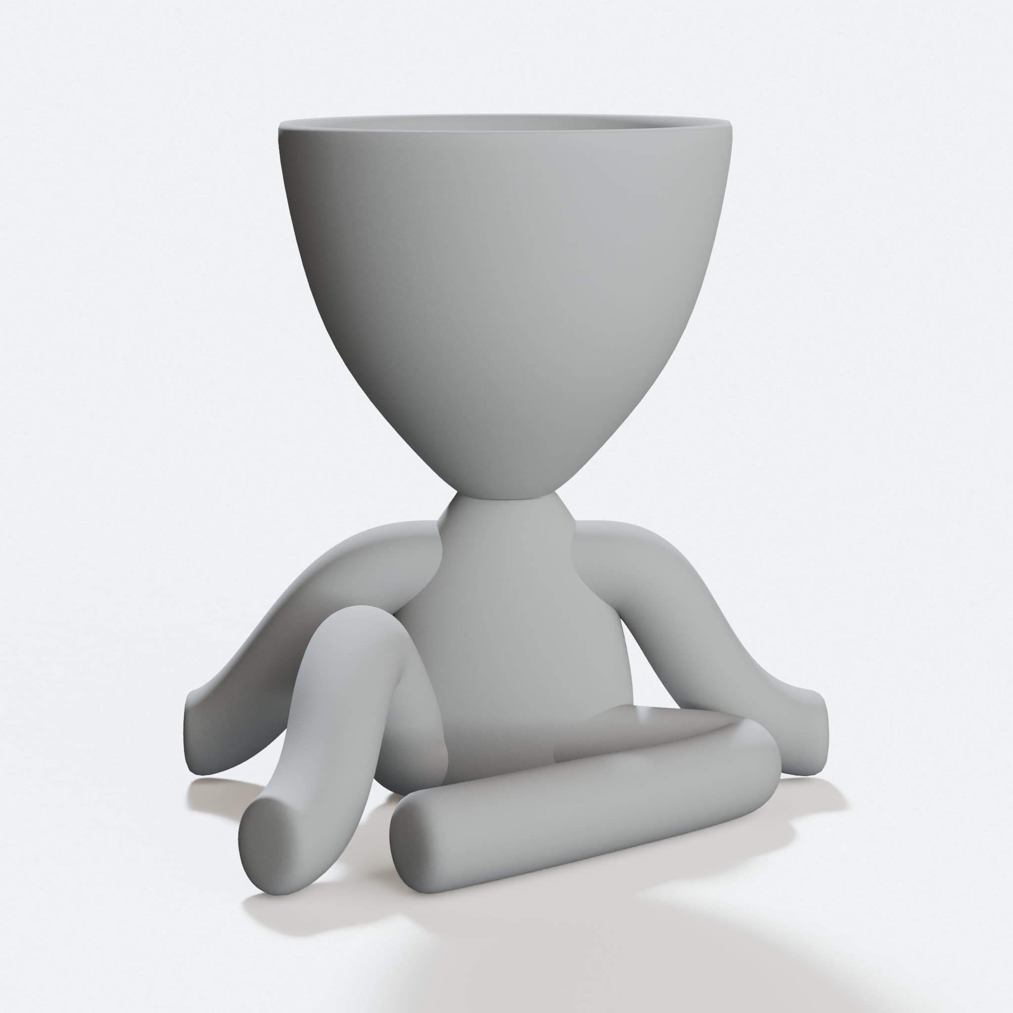 Vase Robert Plant 3D Printed Home Decor, hero tilt