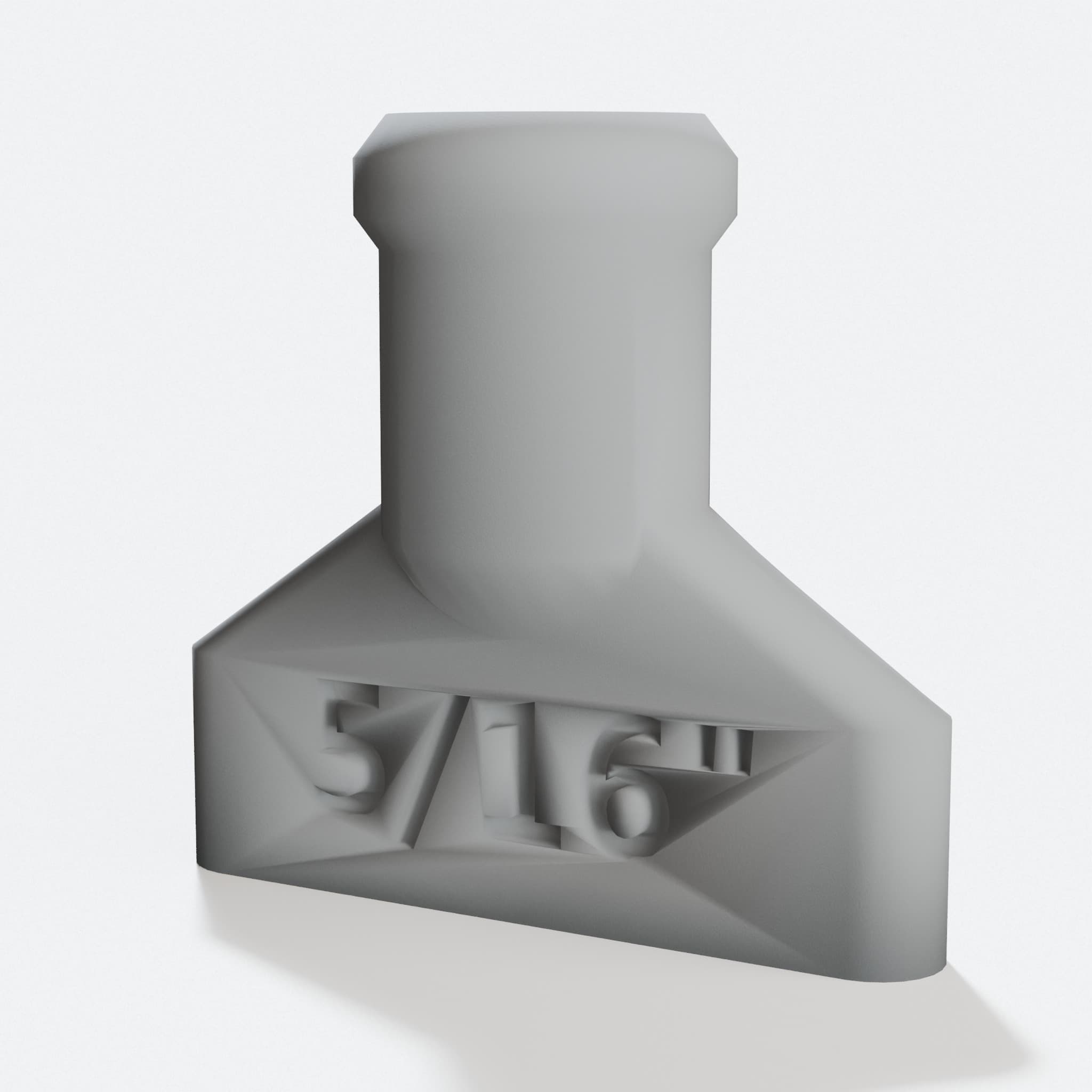 3D Printed Hose Clamp Key Tool, hero tilt