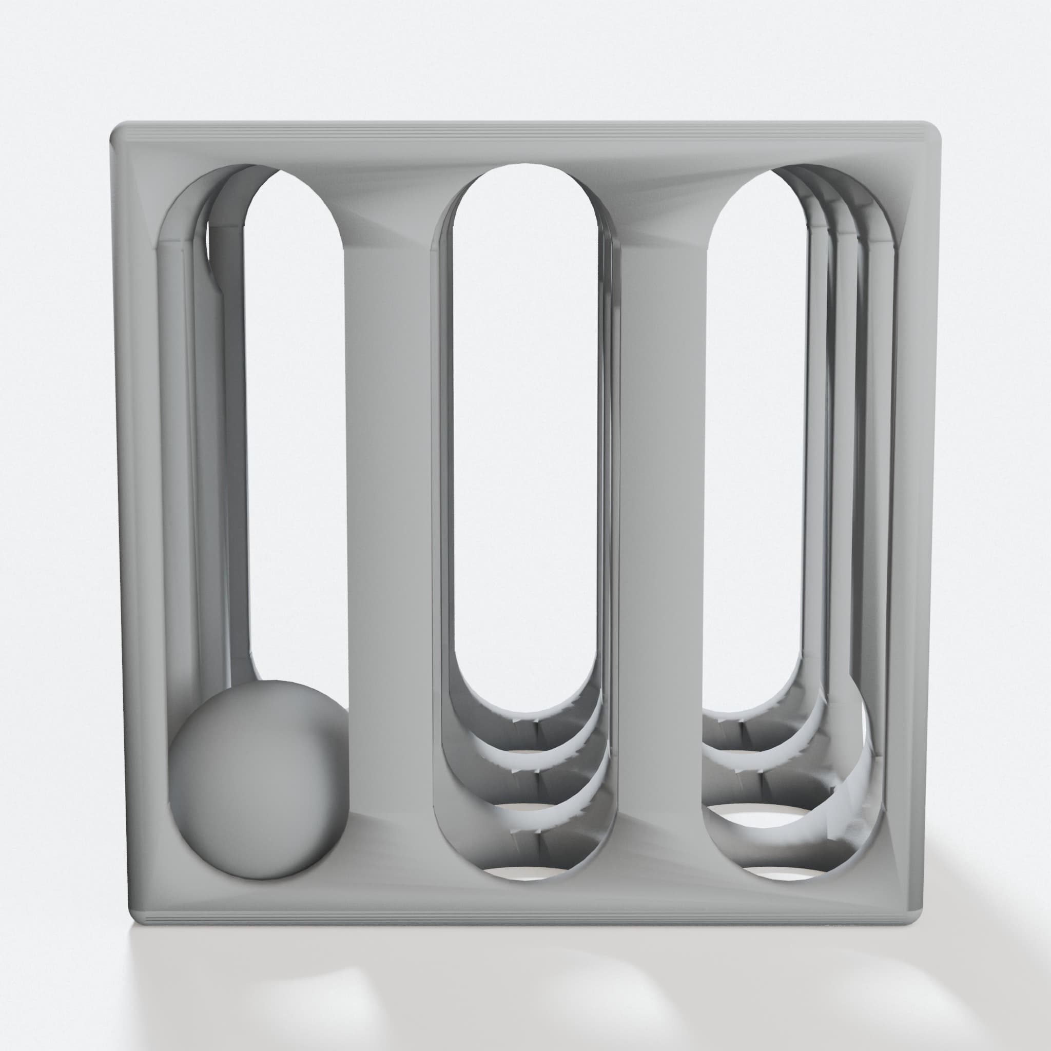 3D Printed Ball Maze Toy, hero tilt
