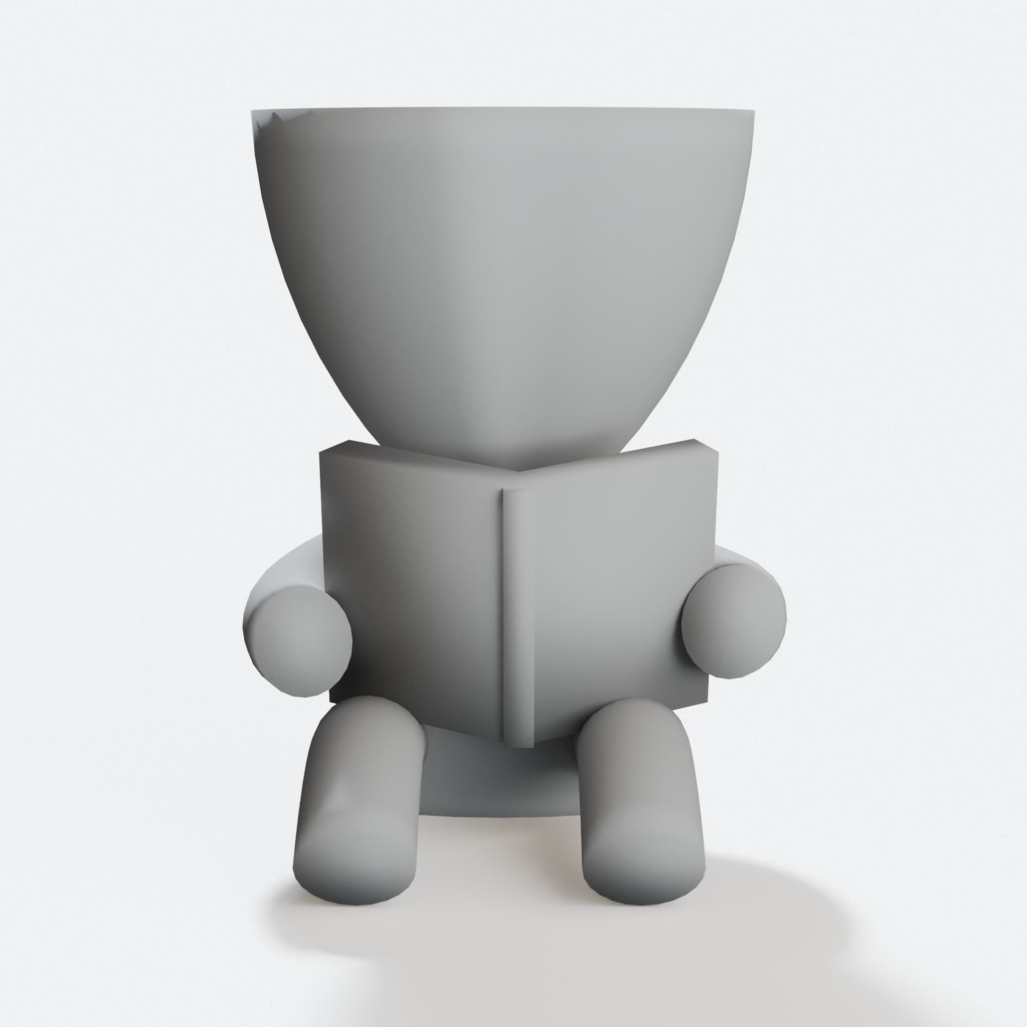 Robert Plant Vase – 3D Printed Home Decor Planter, hero tilt