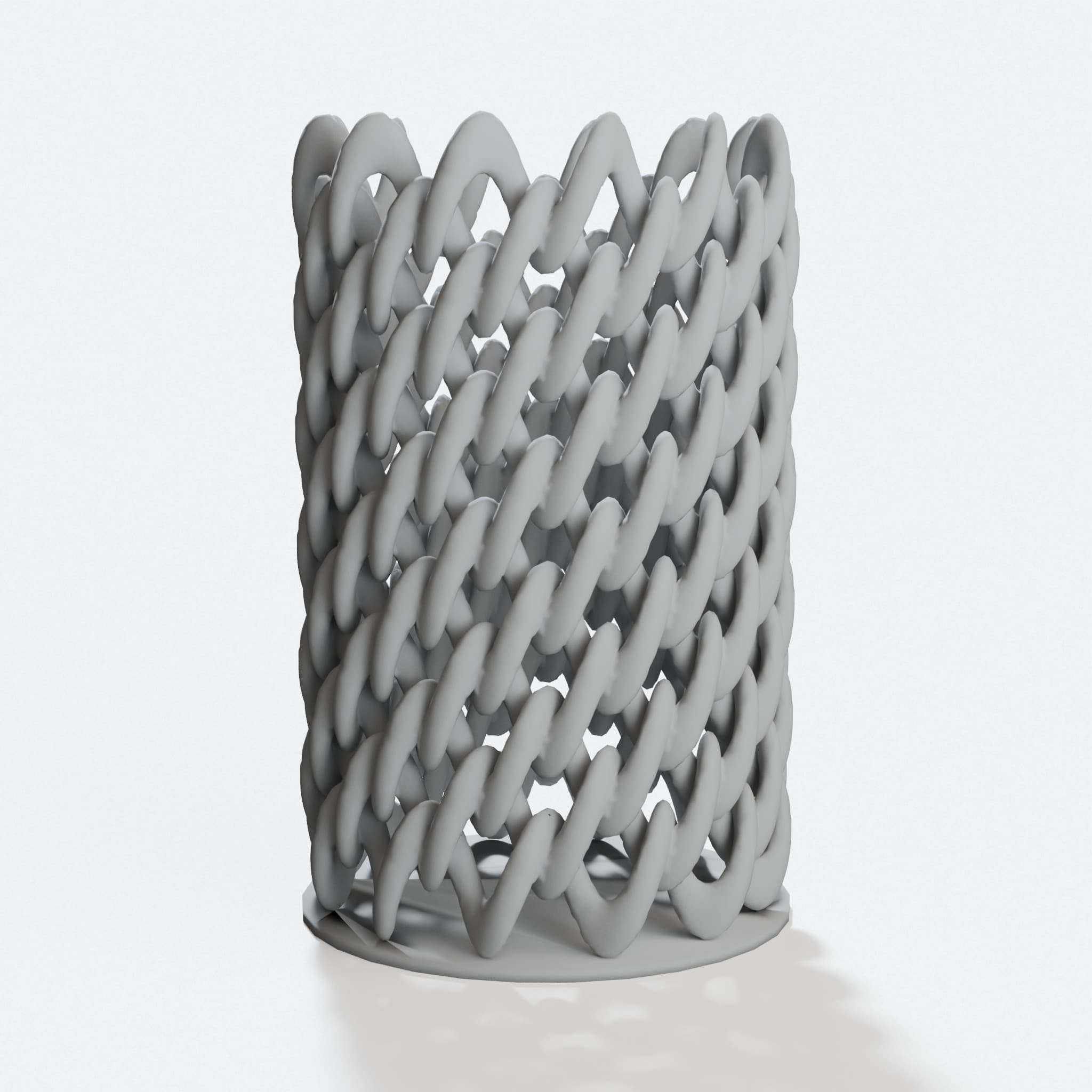 Spiral Cup II – Geometric Desk Organizer & Pen Holder, hero tilt