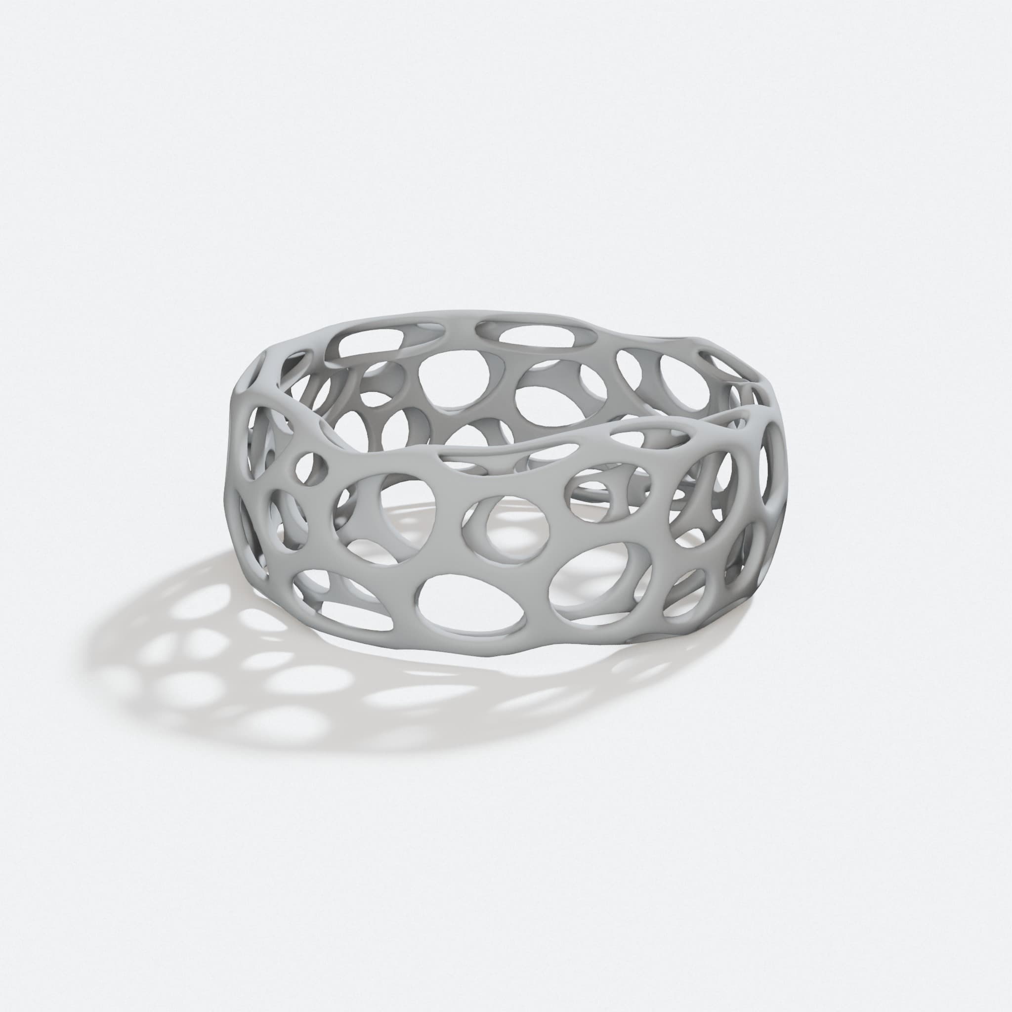 Voronoi Style Bracelet - Modern Geometric Design