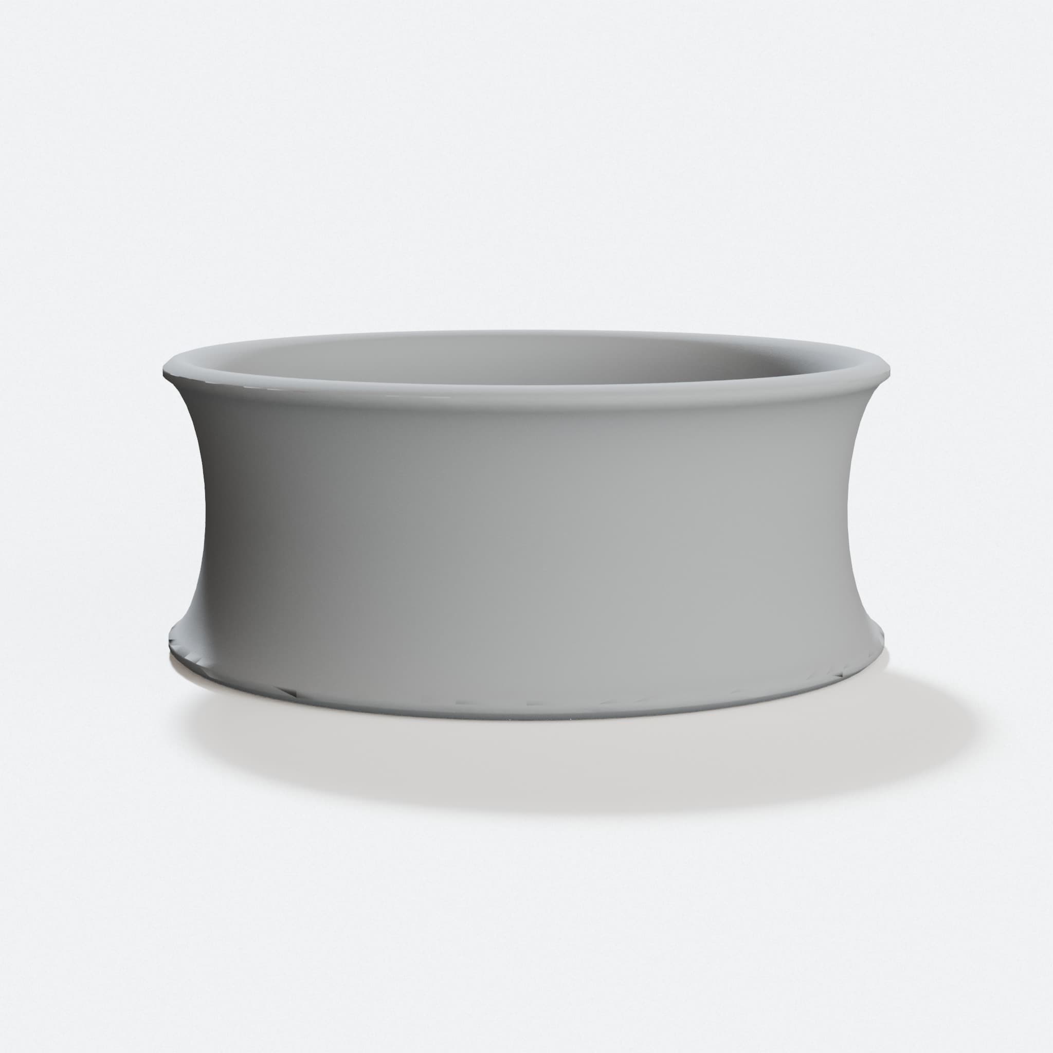 Concave Bracelet III, 3D Printed Gift, hero tilt