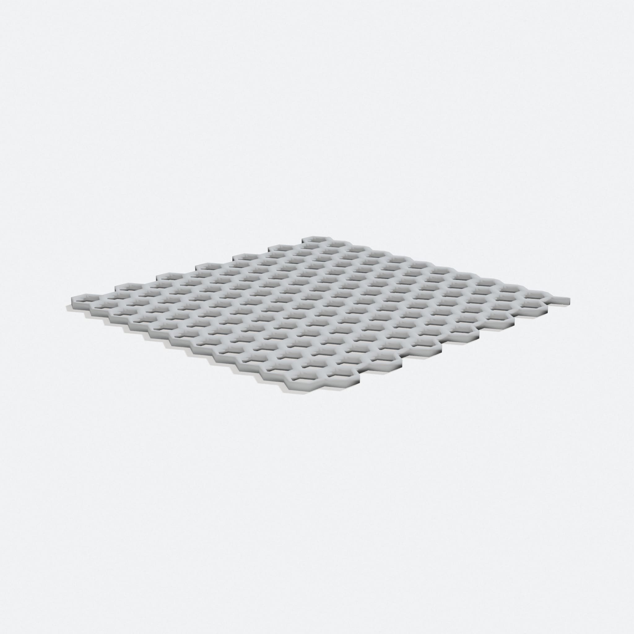Hex Mesh 2 3D Printed Puzzle Toy, turn three quarter