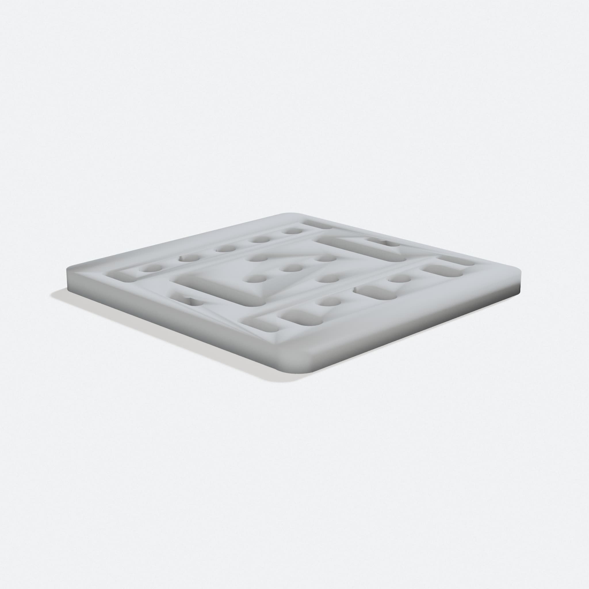 V Slot Gantry Plate for 2020 Extrusion, turn three quarter