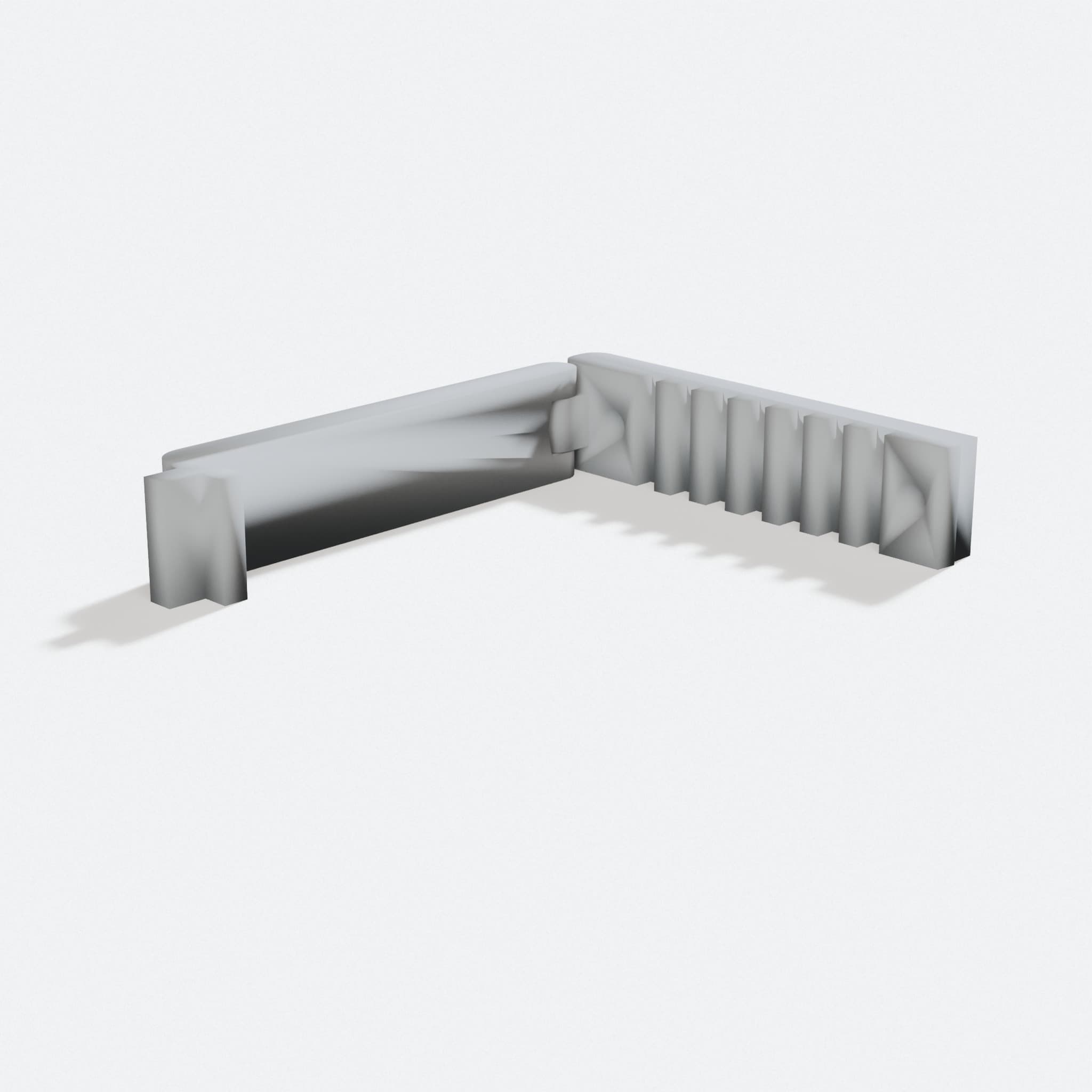 Cable Manager 3D Printed Organizer, turn three quarter
