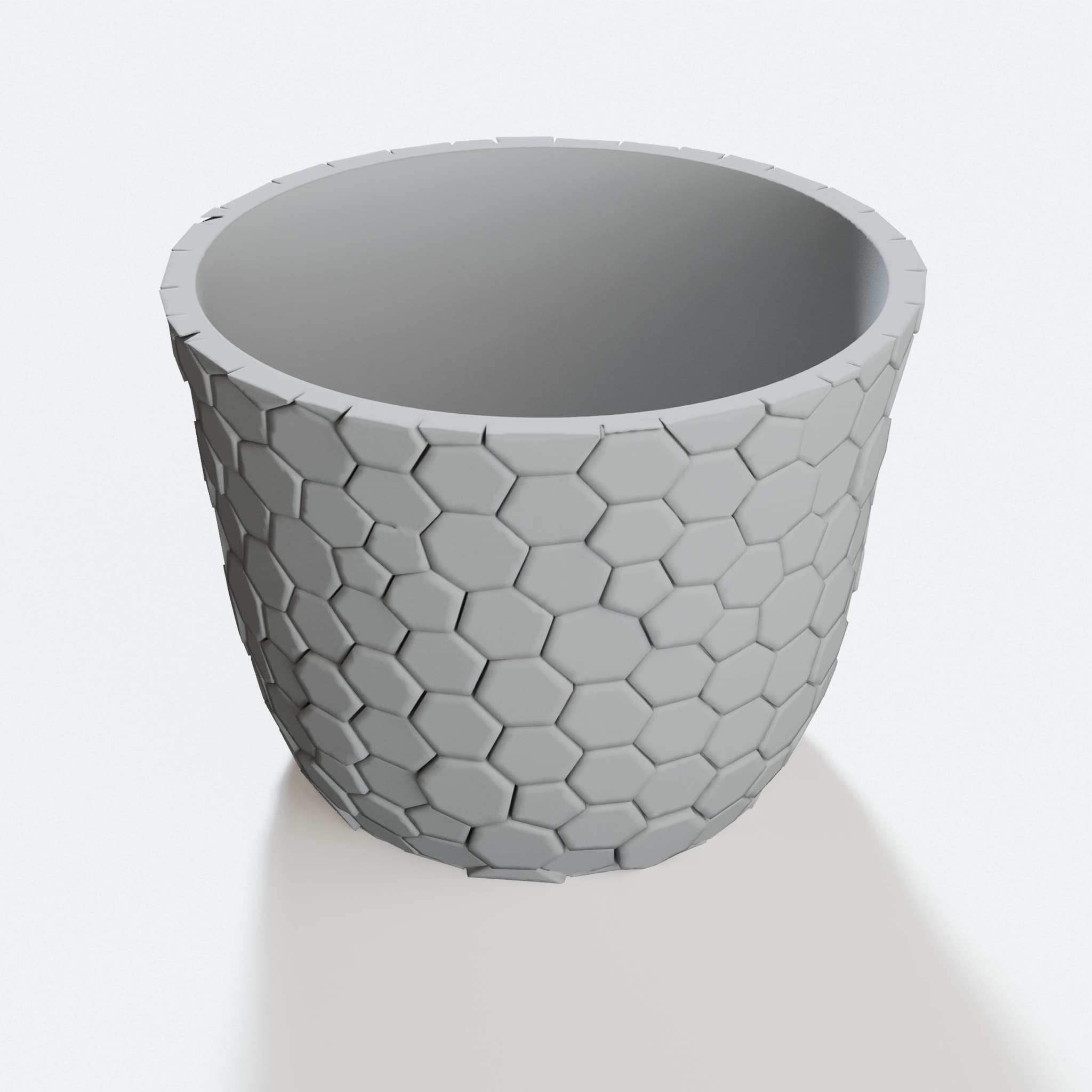 Hex Pot Planter for Indoor Plants, hero tilt
