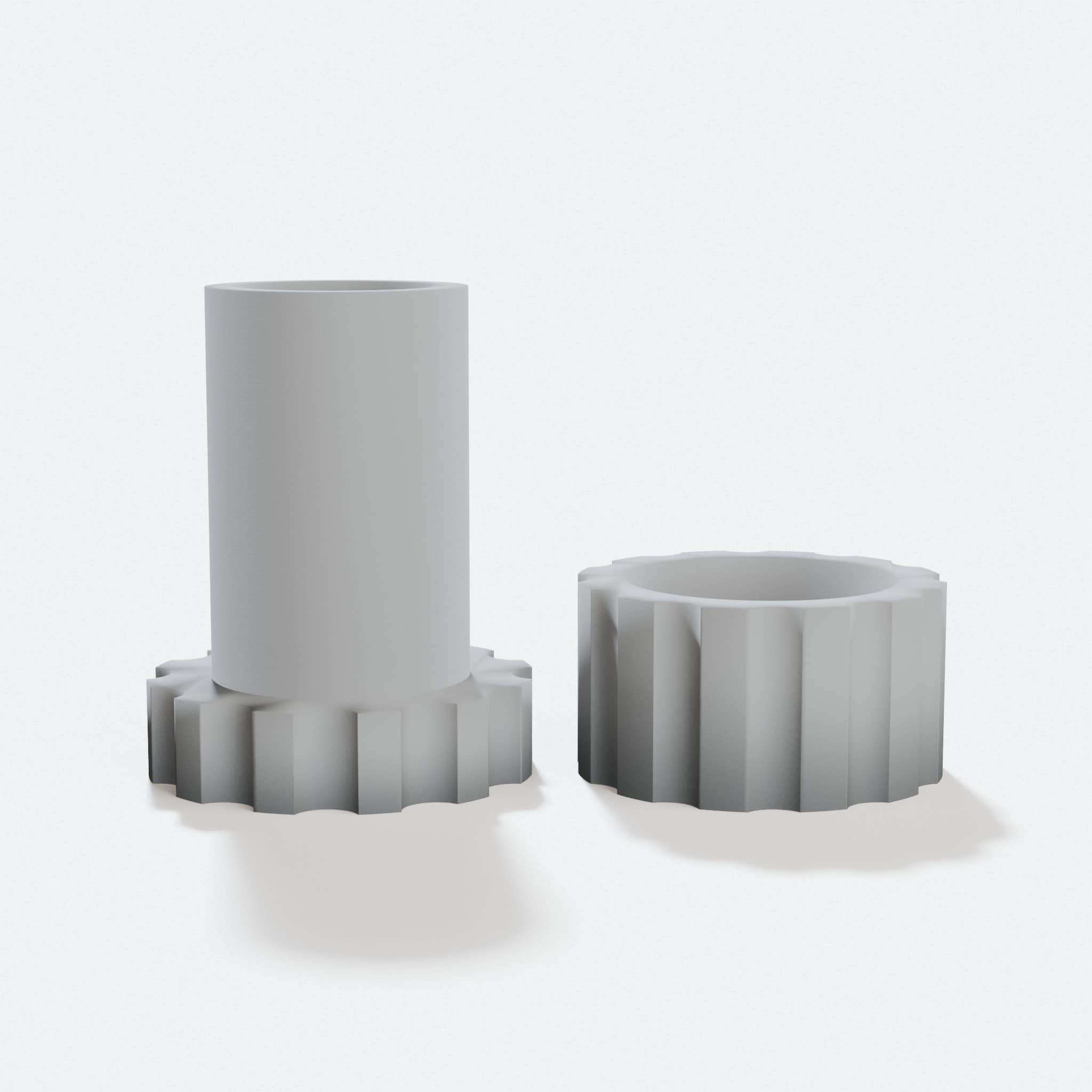 3D Printed Paper Pot Tool for Seed Starting, hero tilt