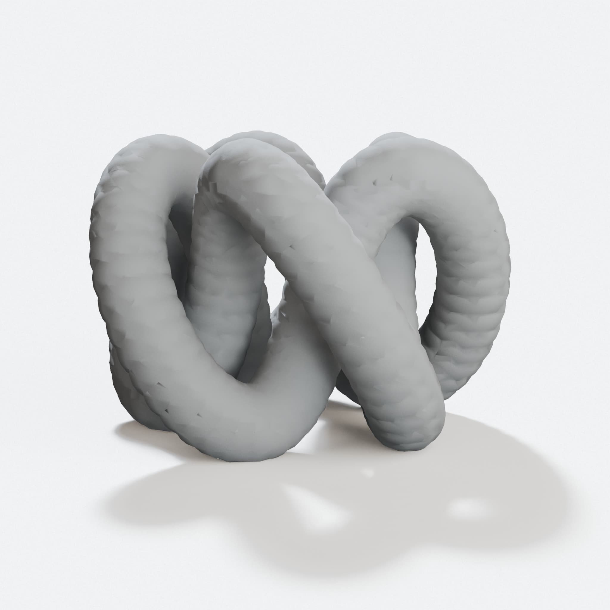Toroidal Toy: 3D Printed Fidget Model, hero tilt