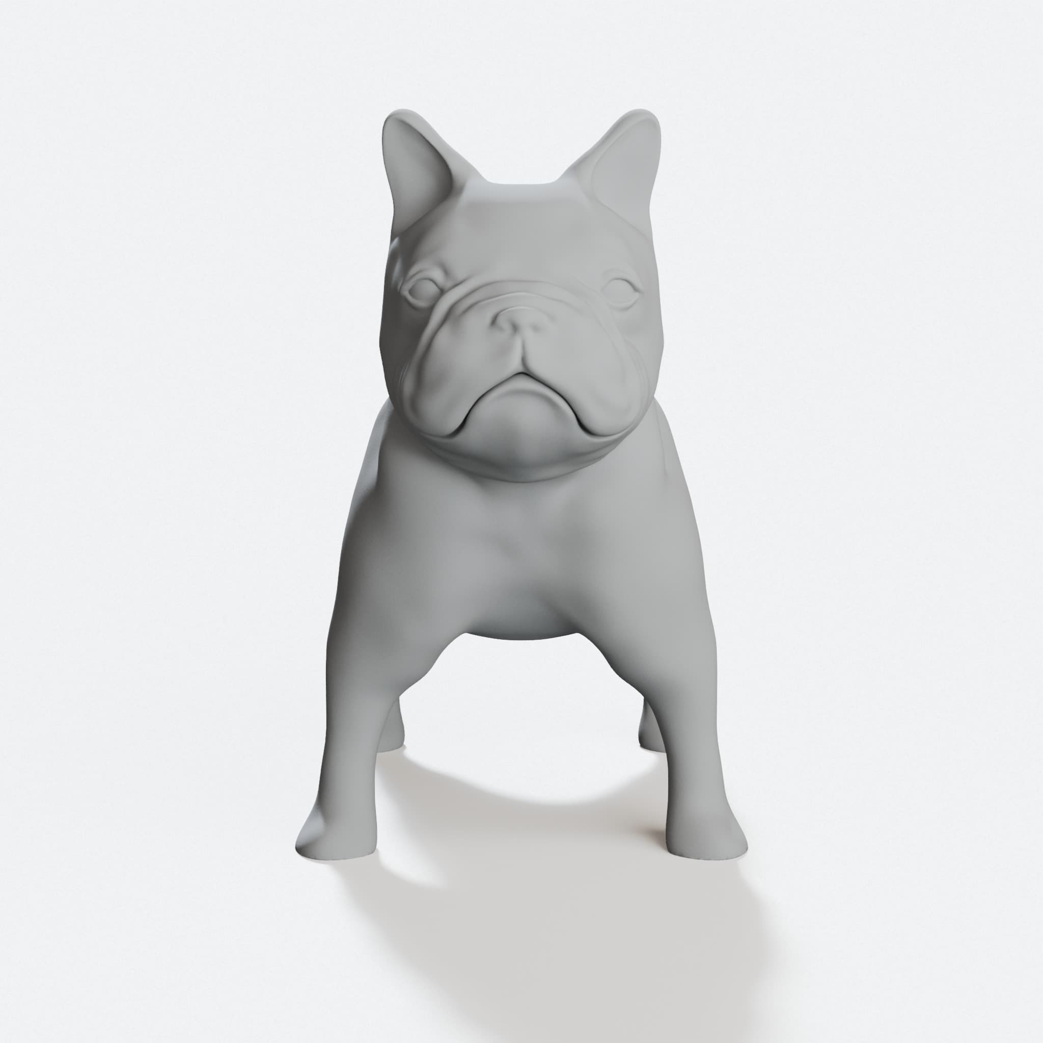 French Bulldog 3D Printed Toy, hero tilt
