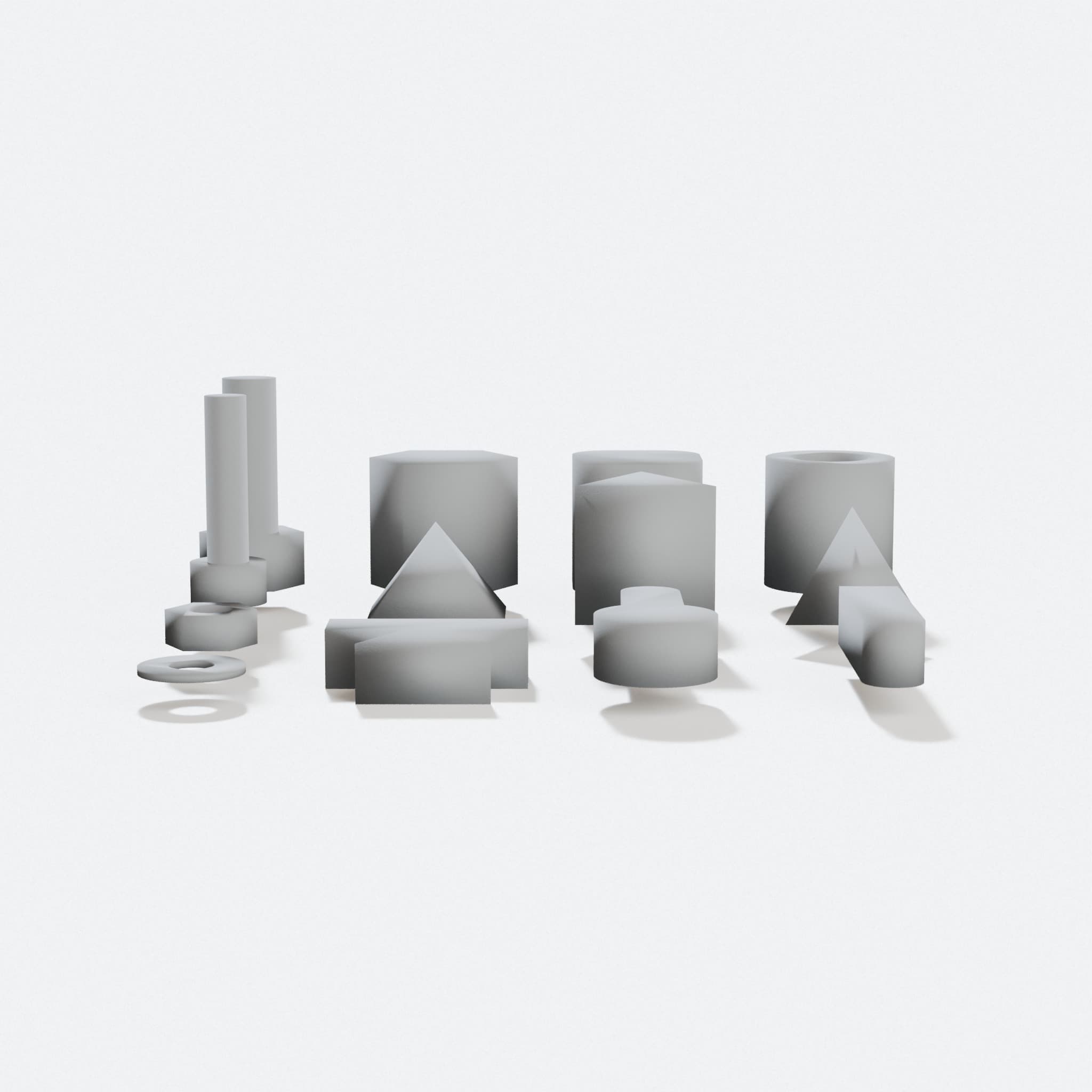 OpenSCAD Parts Library for Custom 3D Designs, hero tilt