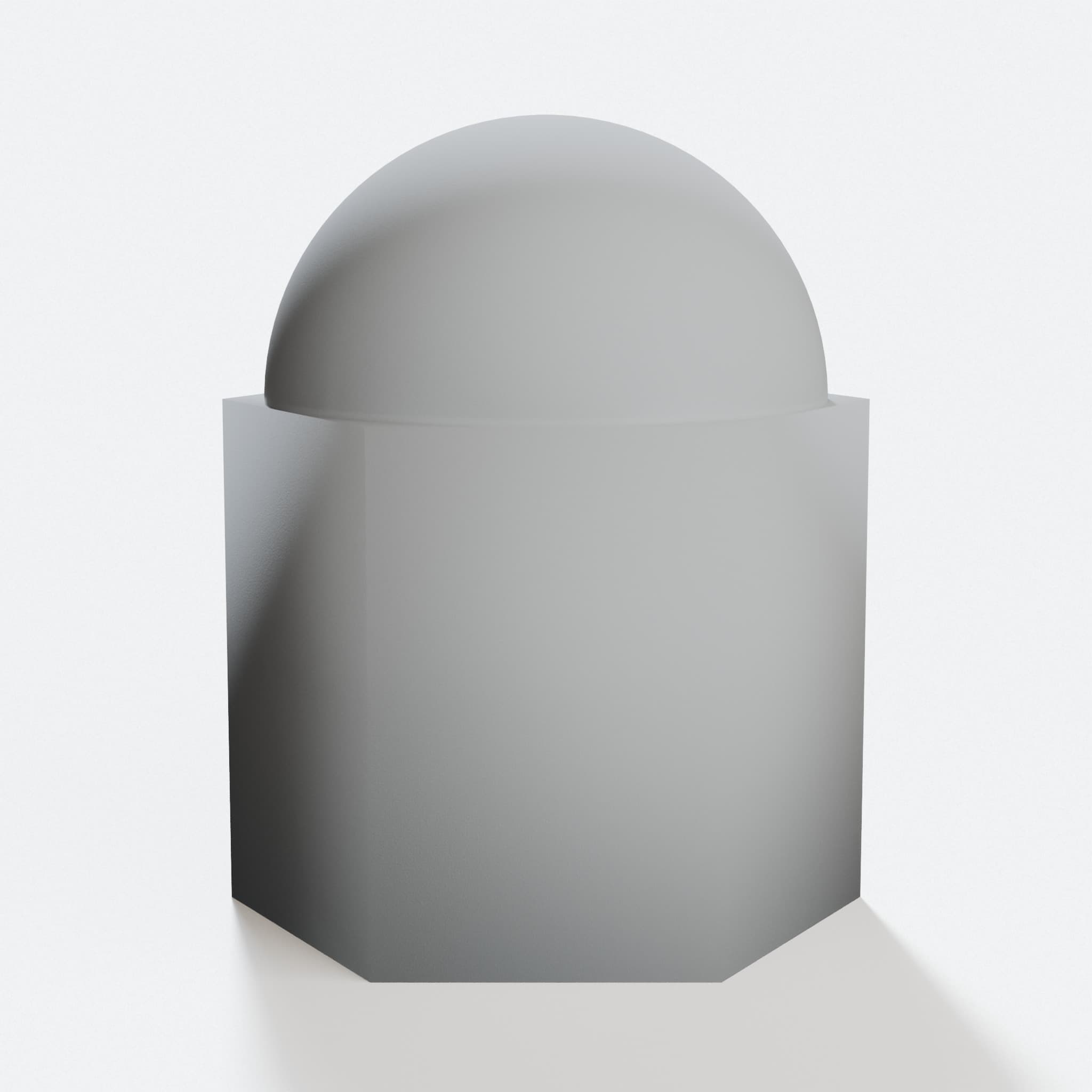 ANET A8 Front Brace Nut Cap 3D Printed Tech Accessory, hero tilt