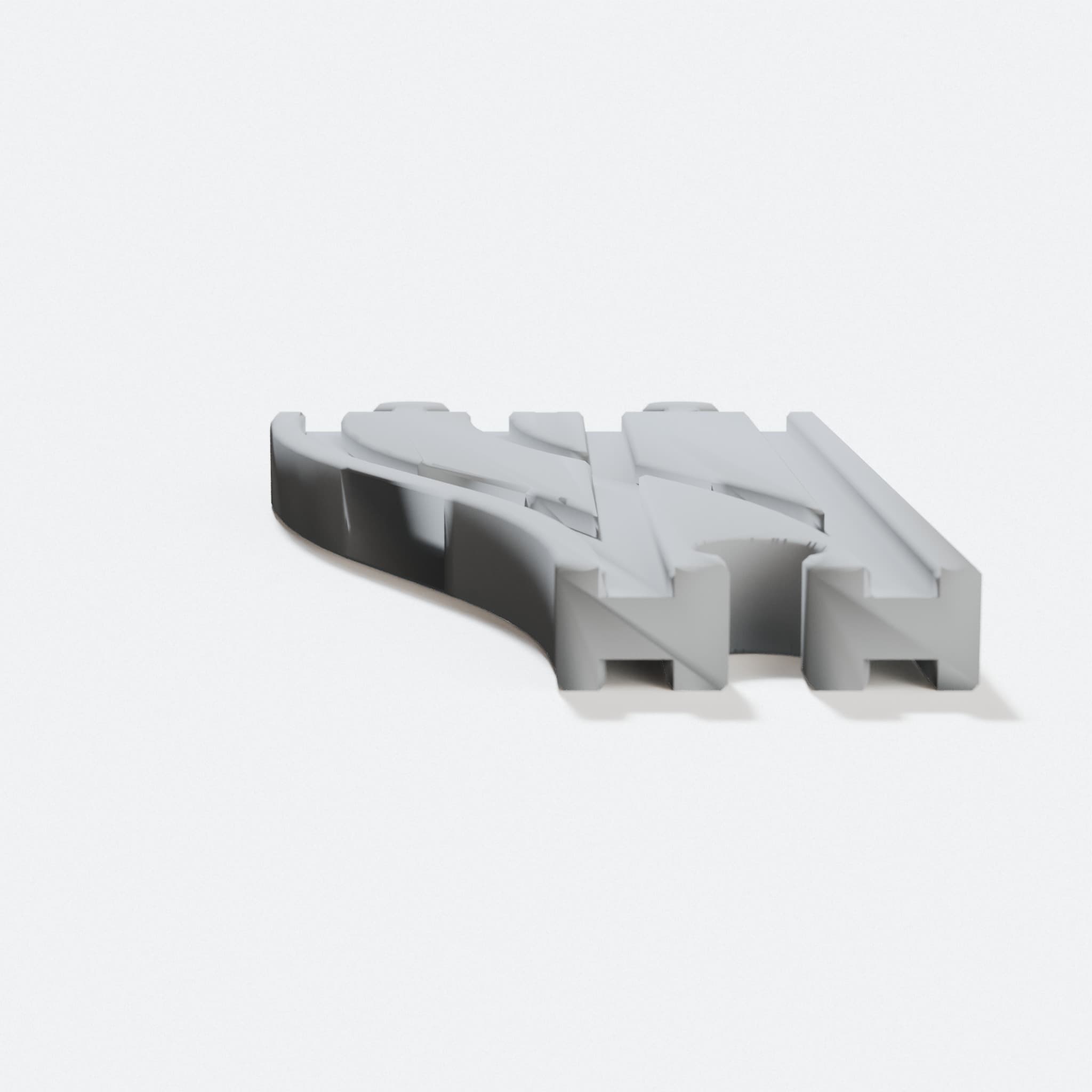 3D Printed Toy Train Track Set, BRIO Compatible, hero tilt