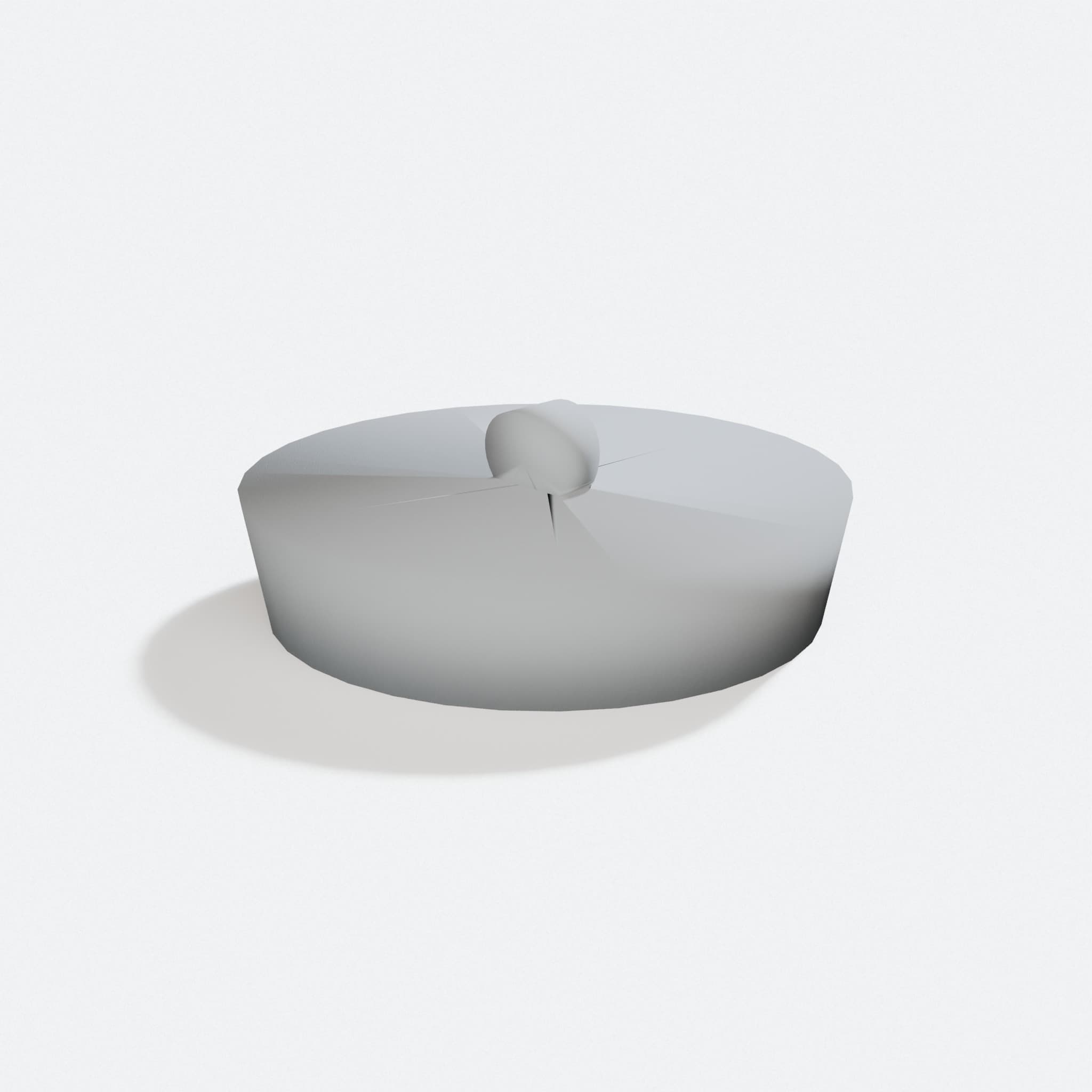 3D Printed Bath Plug – Replacement Drain Stopper STL File, turn three quarter