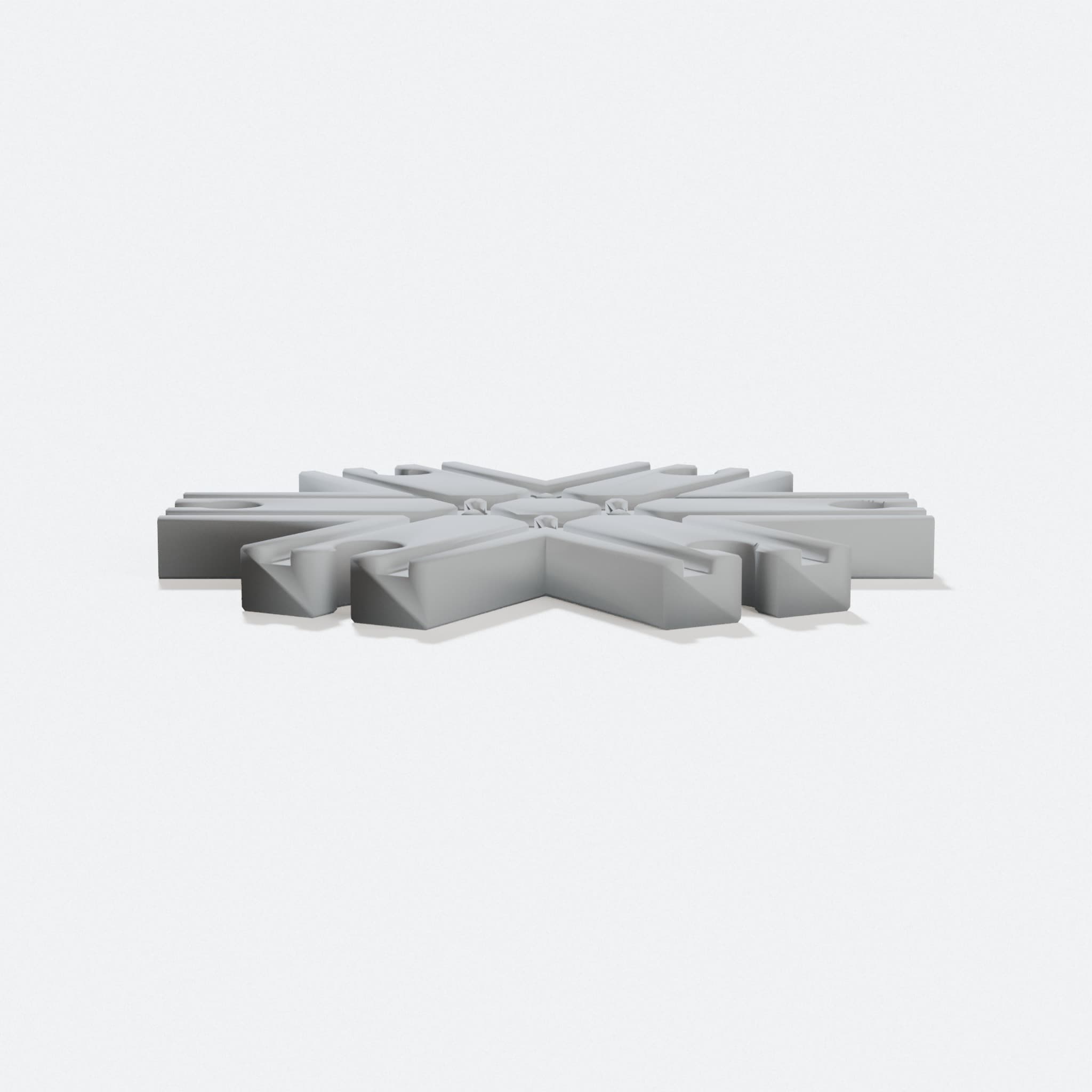 Compatible with BRIO: 6-Way Crossing Track (3D Printed Toy), hero tilt