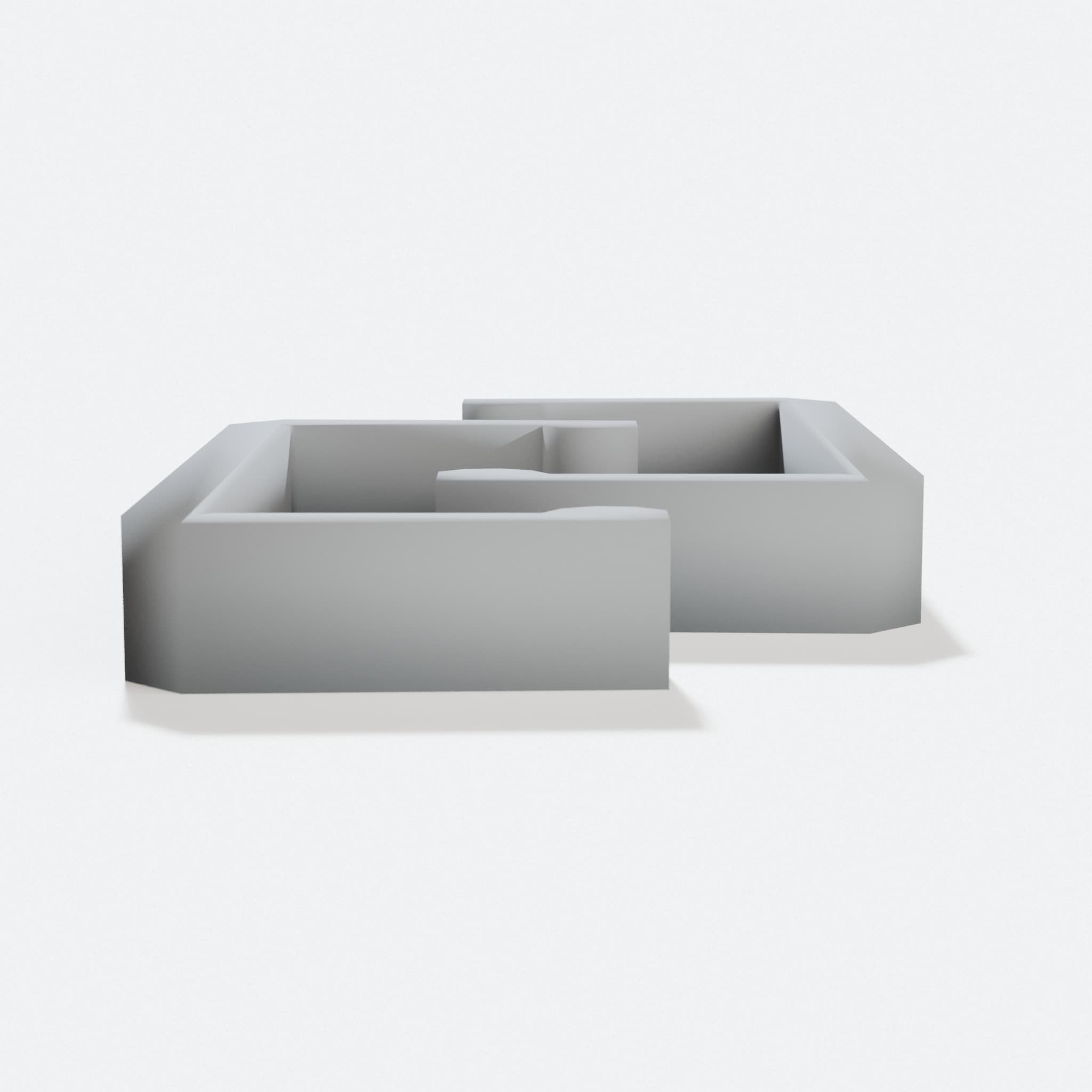 2020 Wire Clip 3D Printed Organizer, hero tilt