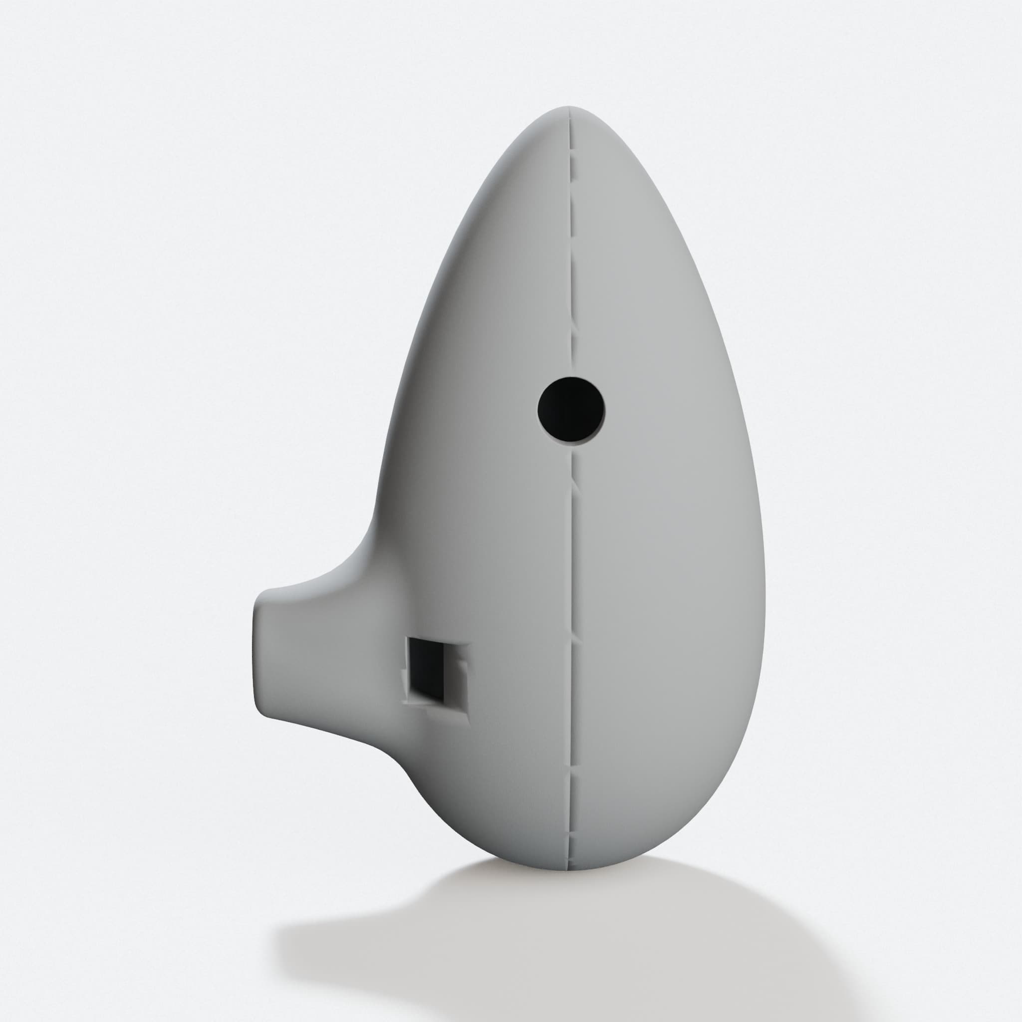 Ocarina Display Piece, Whole and Metric Design, hero tilt