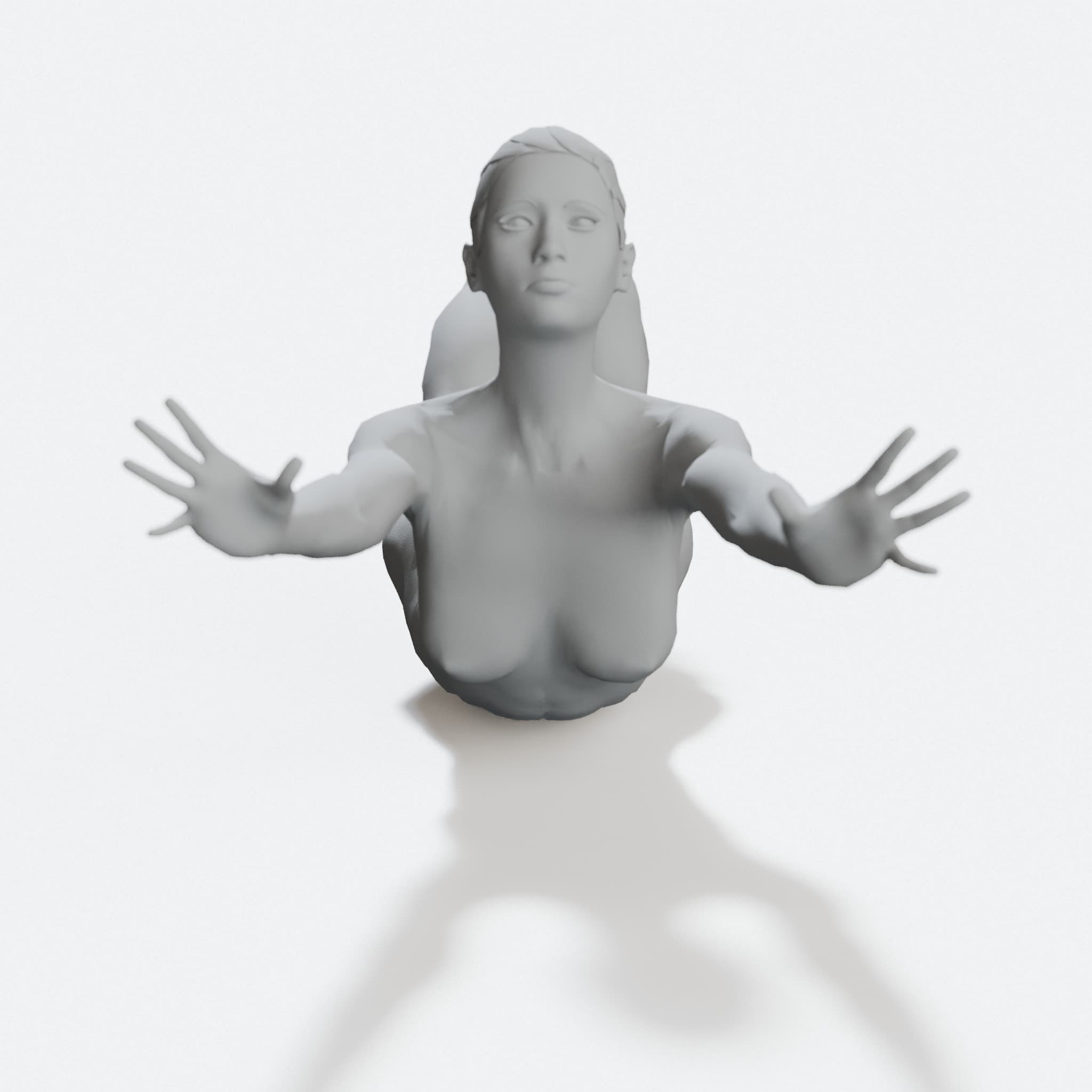 Female body - hand stand, hero tilt