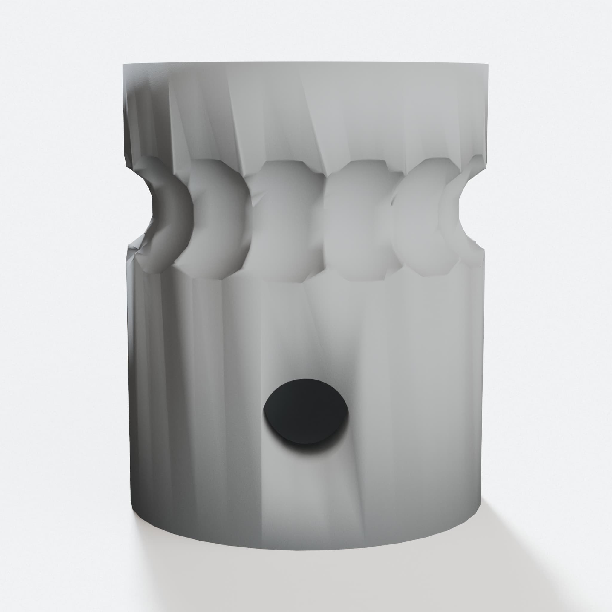 MK8 Extruder Gear Reference Model in OpenSCAD, hero tilt