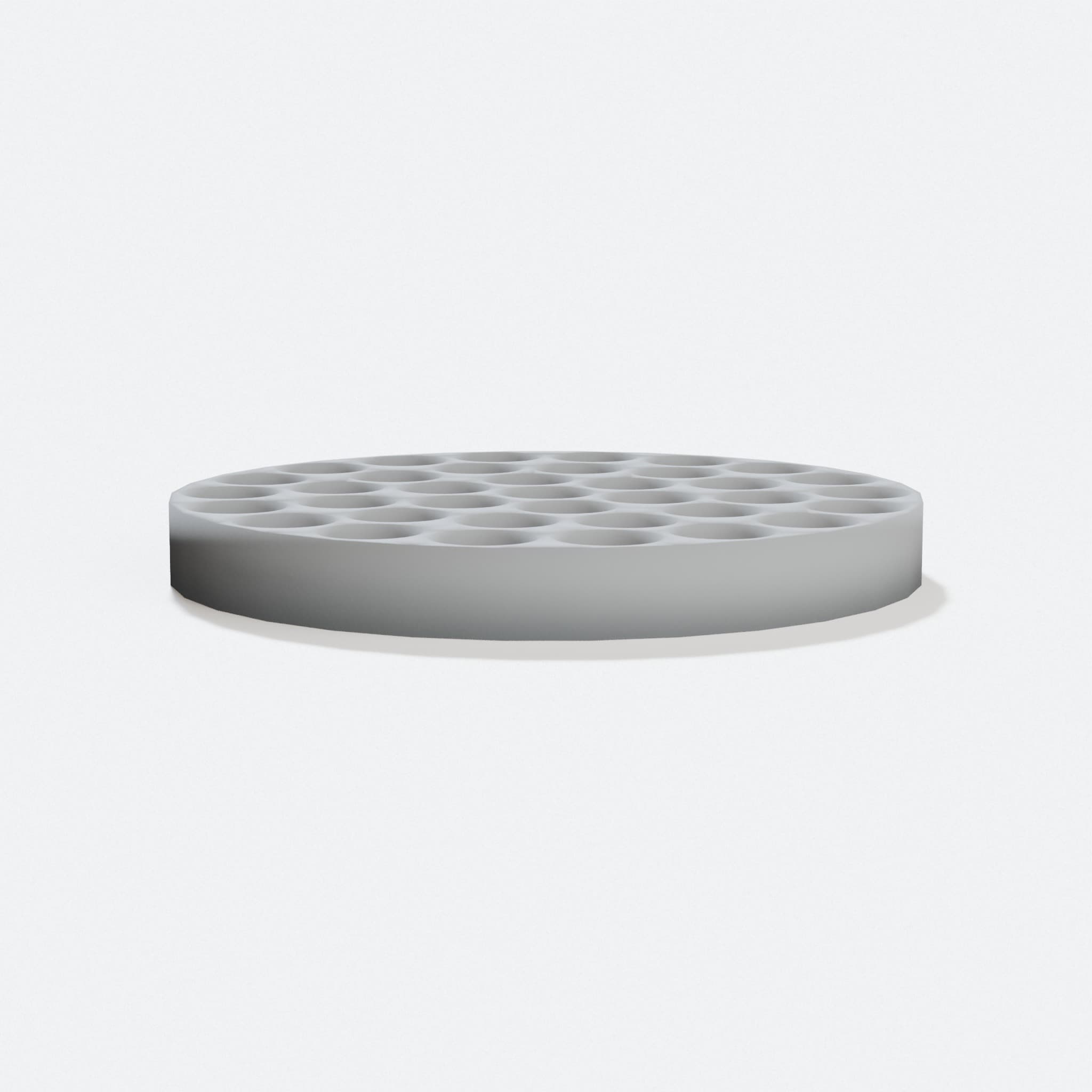 Customizable 3D Printed Cylinder Organizer, hero tilt
