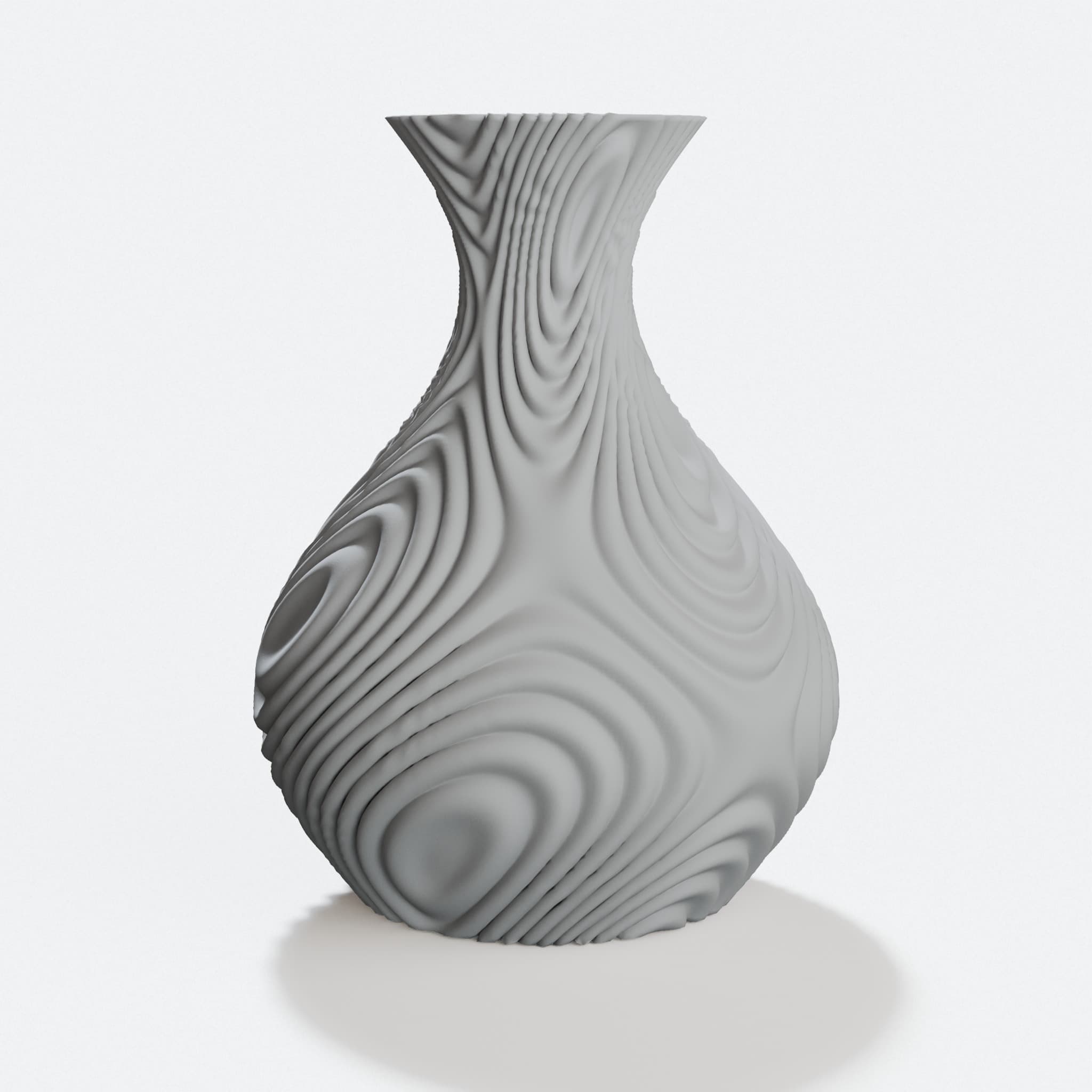 Compatible with Creality: Rippled Vase 3D Printed Home Decor, hero tilt