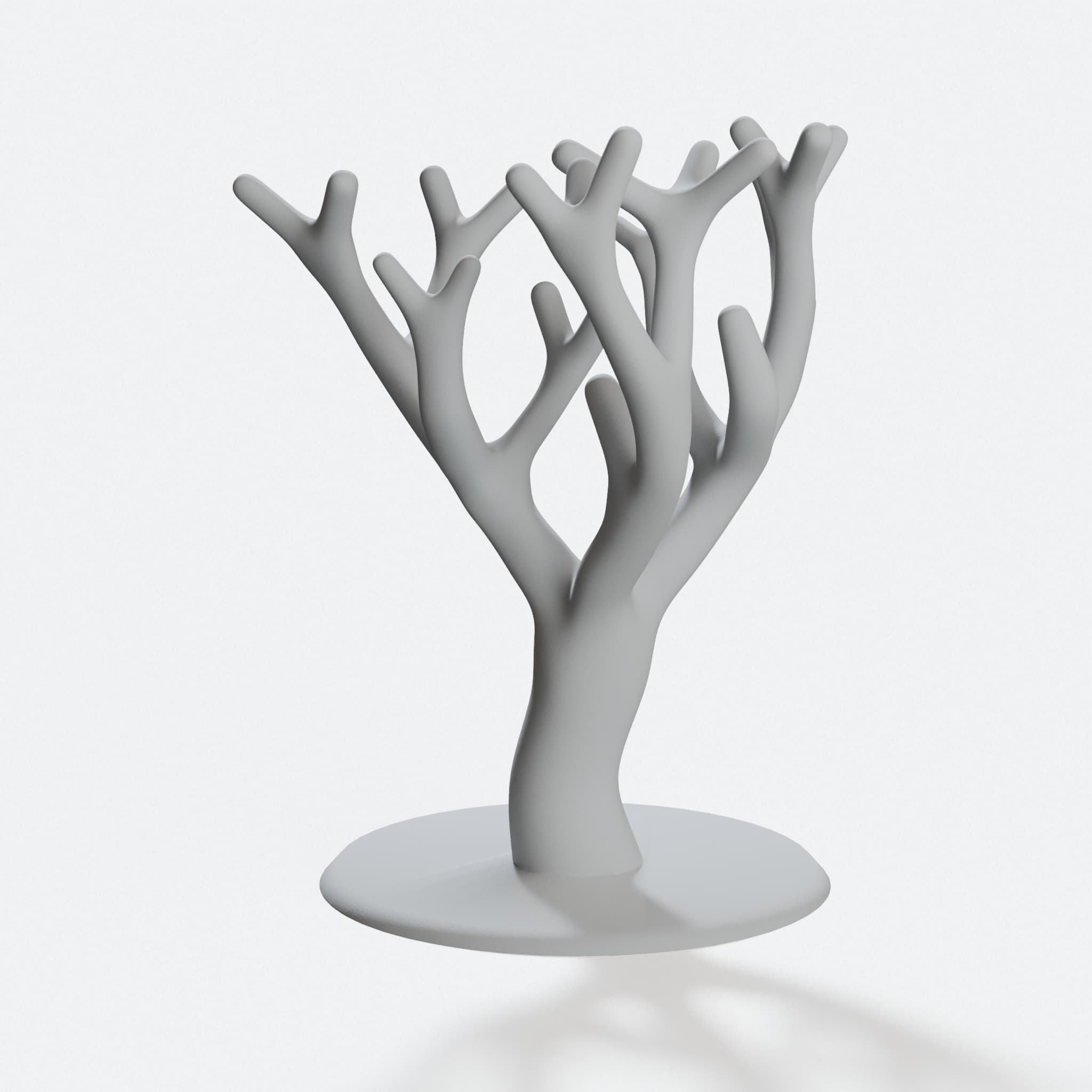 Compatible with Ring: Ring Tree 3D Printed Organizer, hero tilt