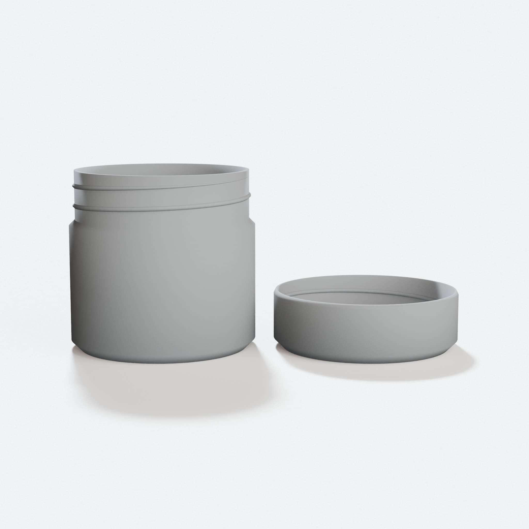 GeoContainer Round Storage Box with Screw-On Lid, hero tilt