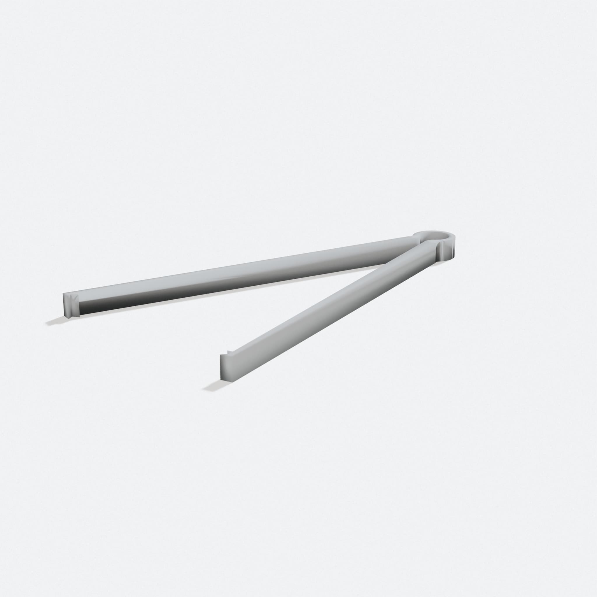 3D Printed PCB Tweezers, Flat Wide Grabber Tool, turn three quarter