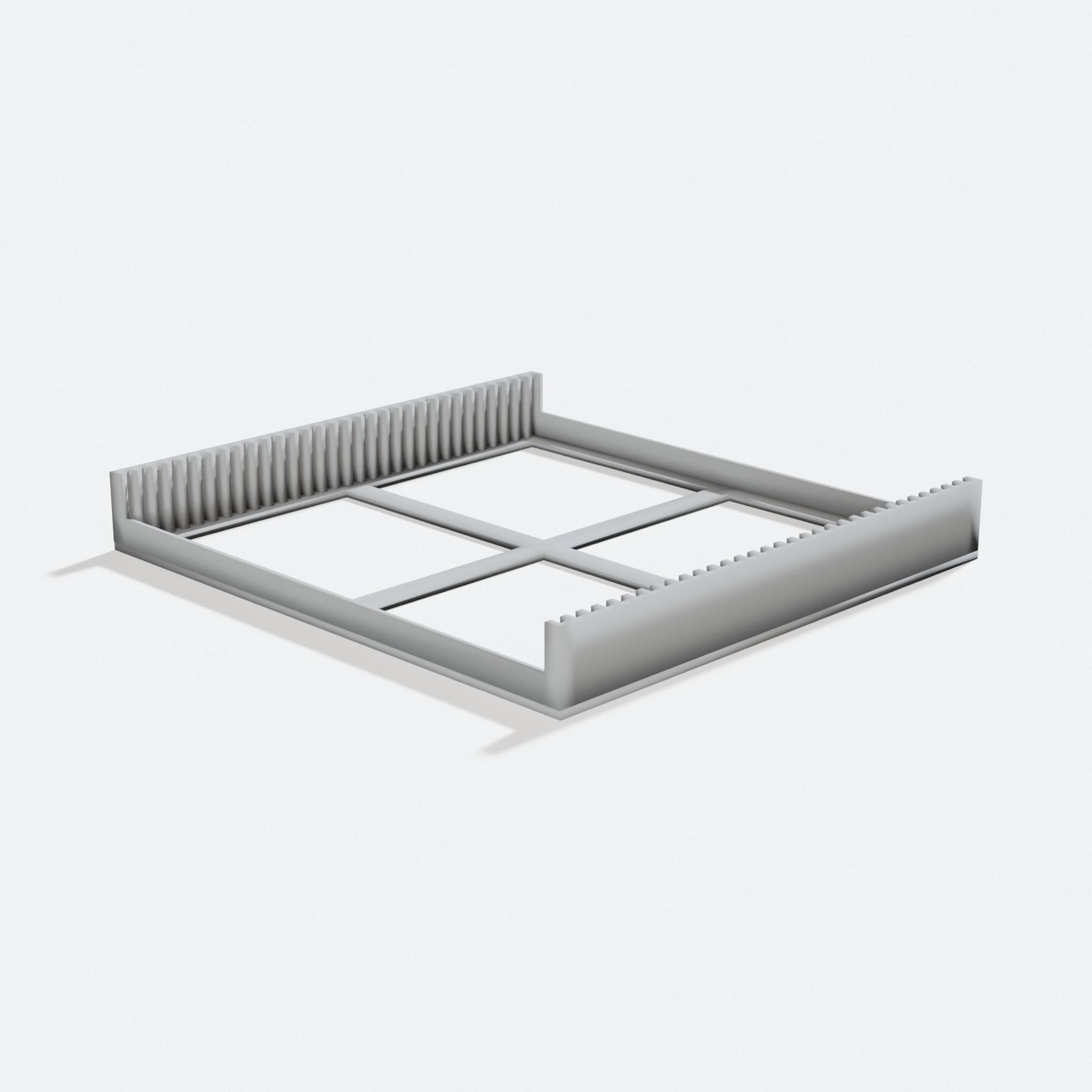Desktop RAM Stand - Holds 32 Memory Cards, turn three quarter