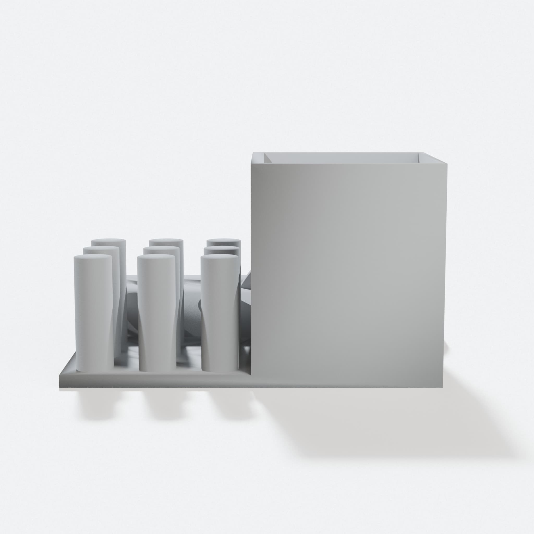 Torture Test Calibration Model for 3D Printers, hero tilt