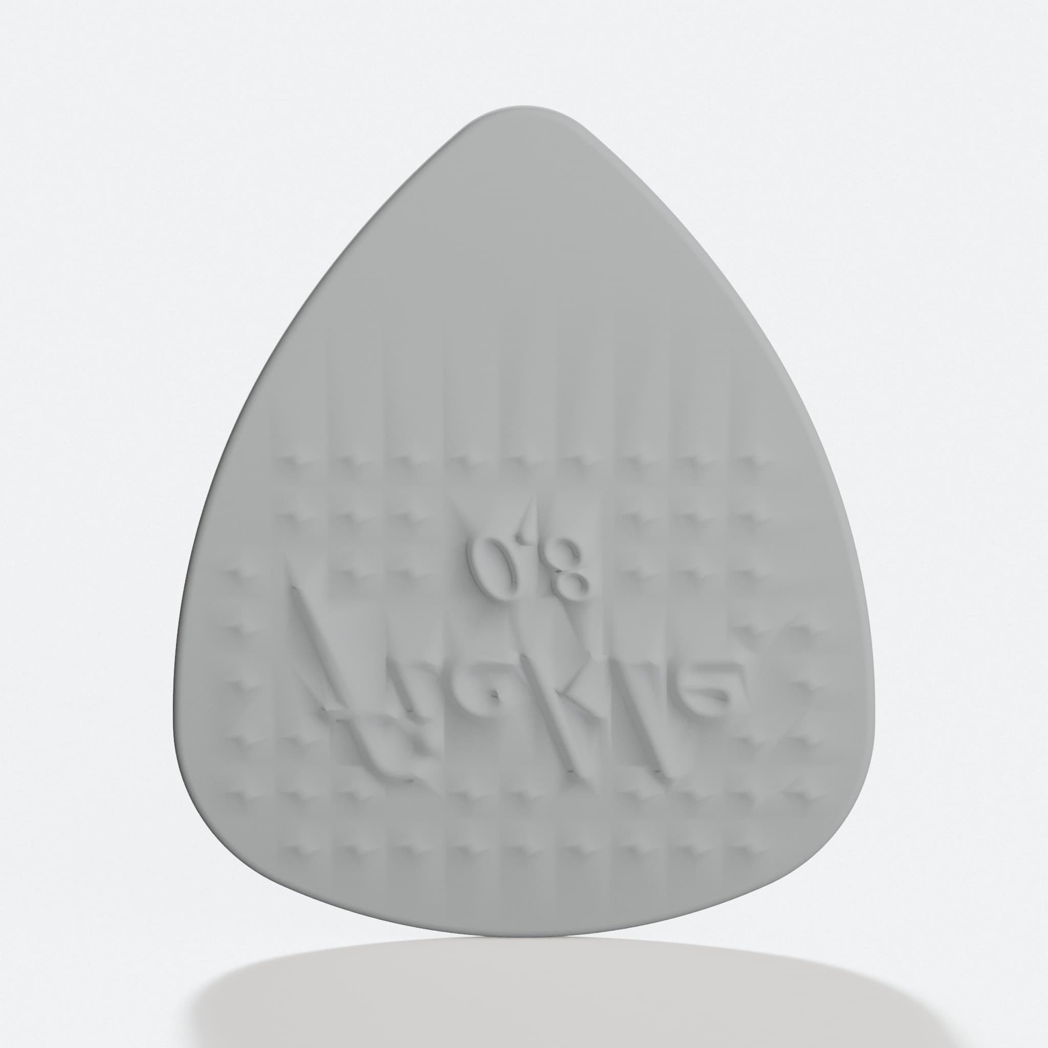 Grippy Guitar Picks 3D-Printed On Demand, hero tilt