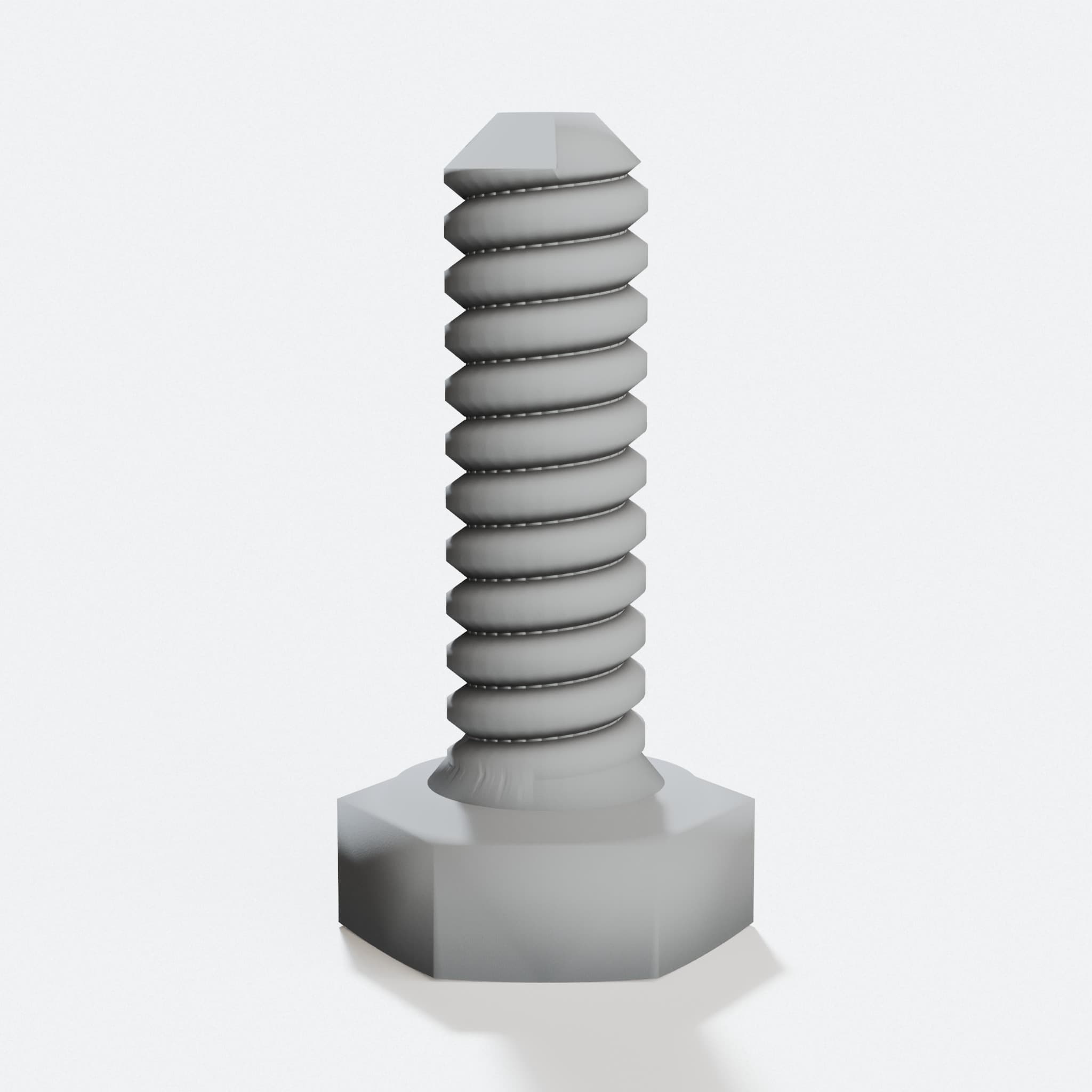 3D Printed Hex Bolt Generator M3-M12, hero tilt