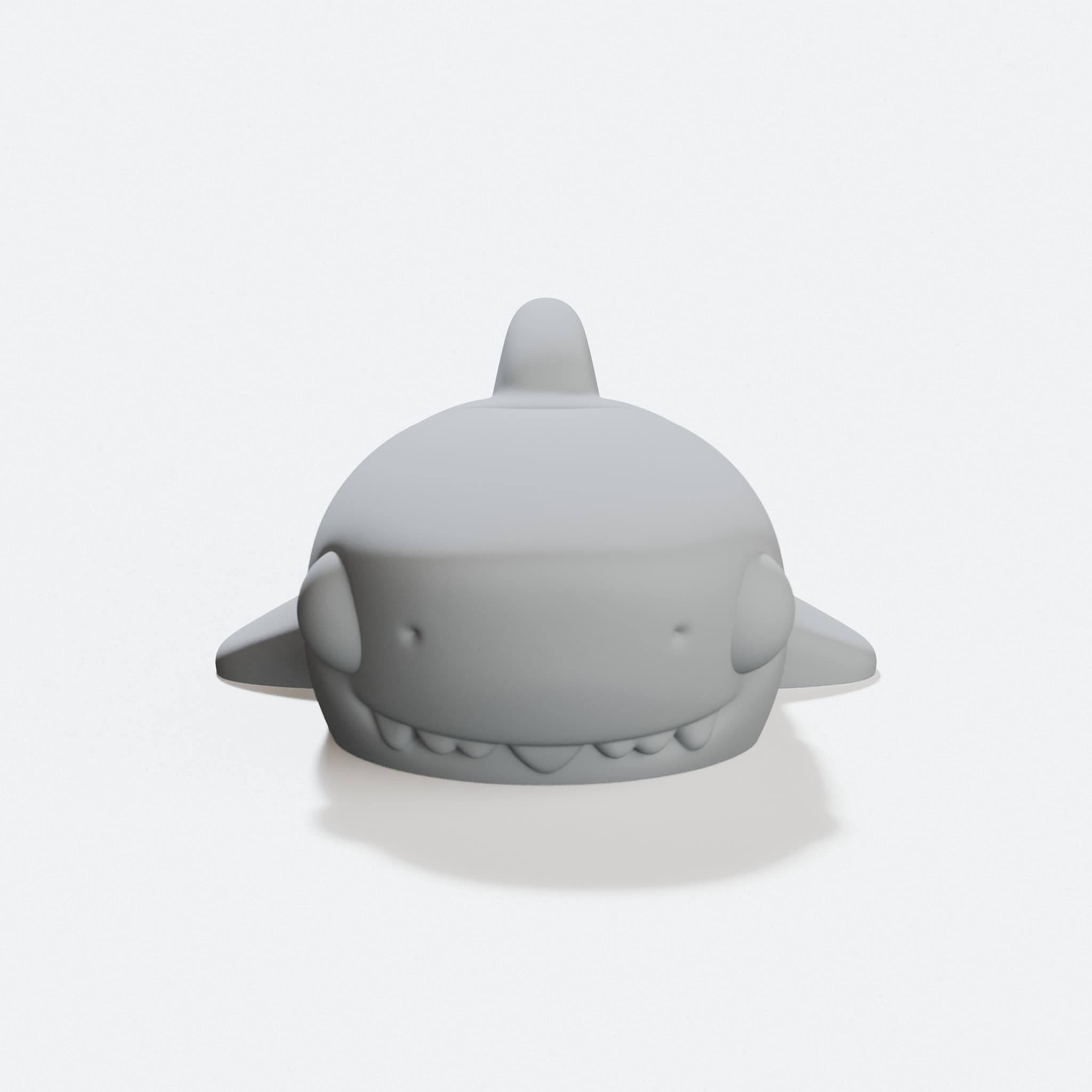 Articulated Mini Shark 3D Printed Toy, hero tilt