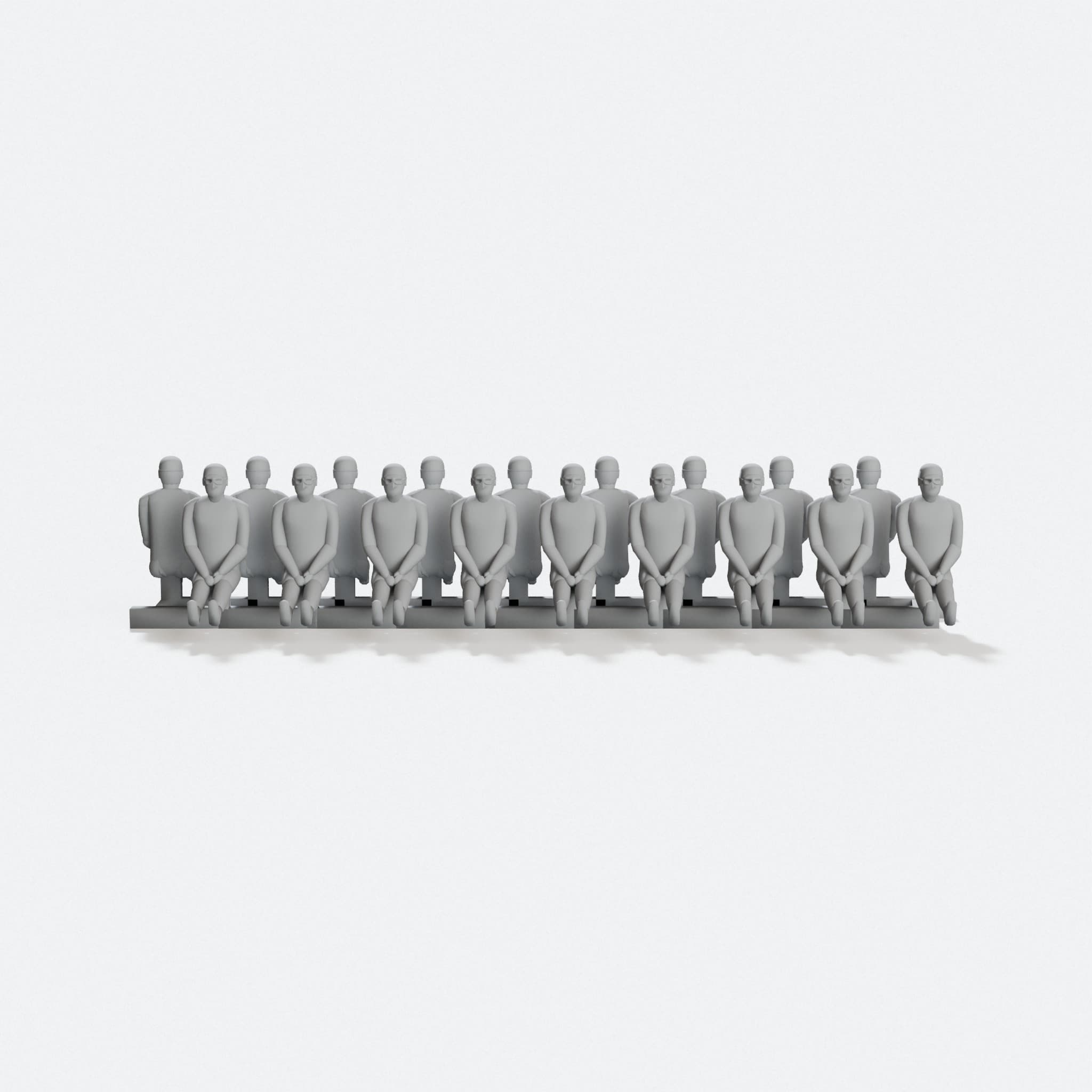 Set of small scale pilot figures (1/144), hero tilt