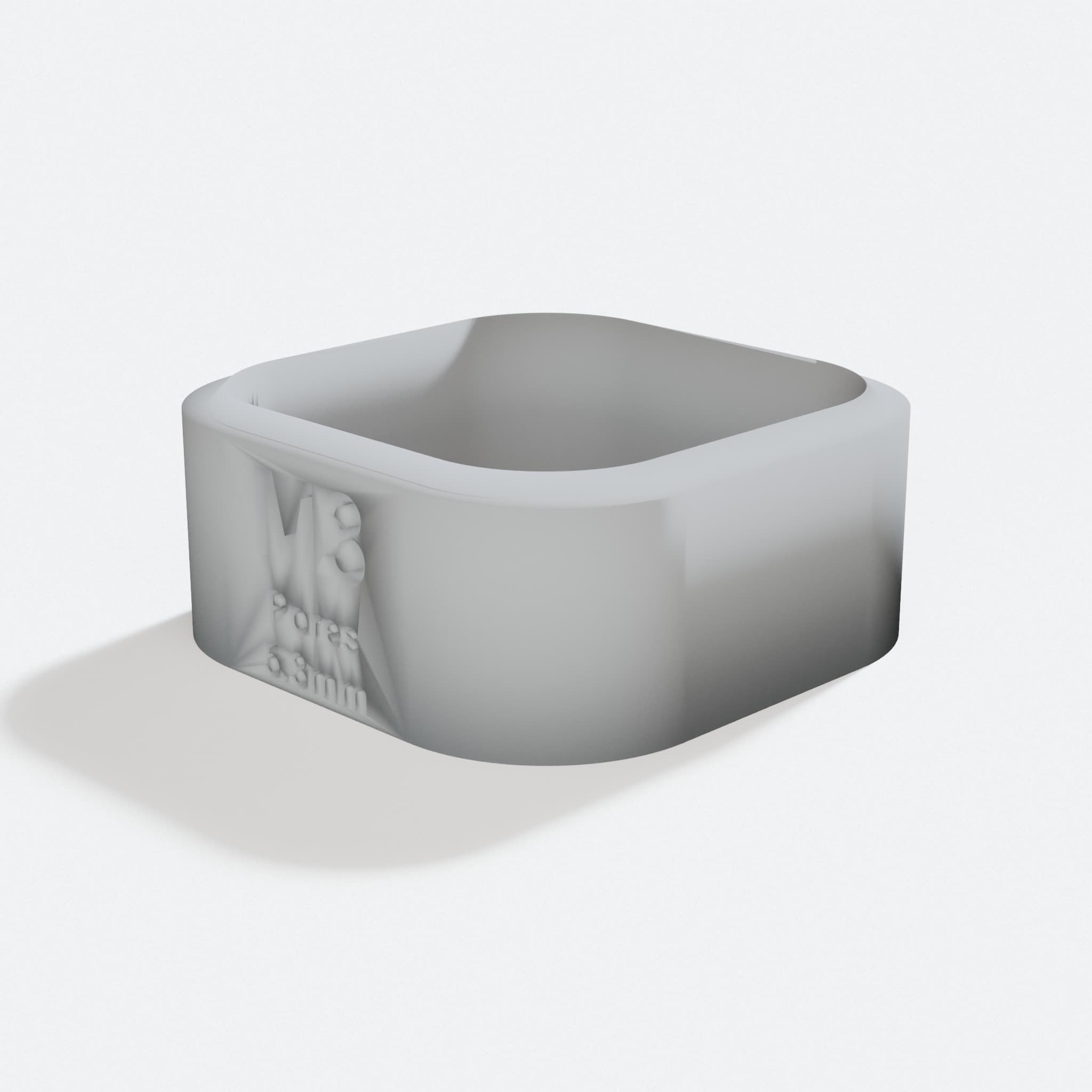 M3 Bolt Sorter Screen for 3D Printed Workshop Tools, turn three quarter